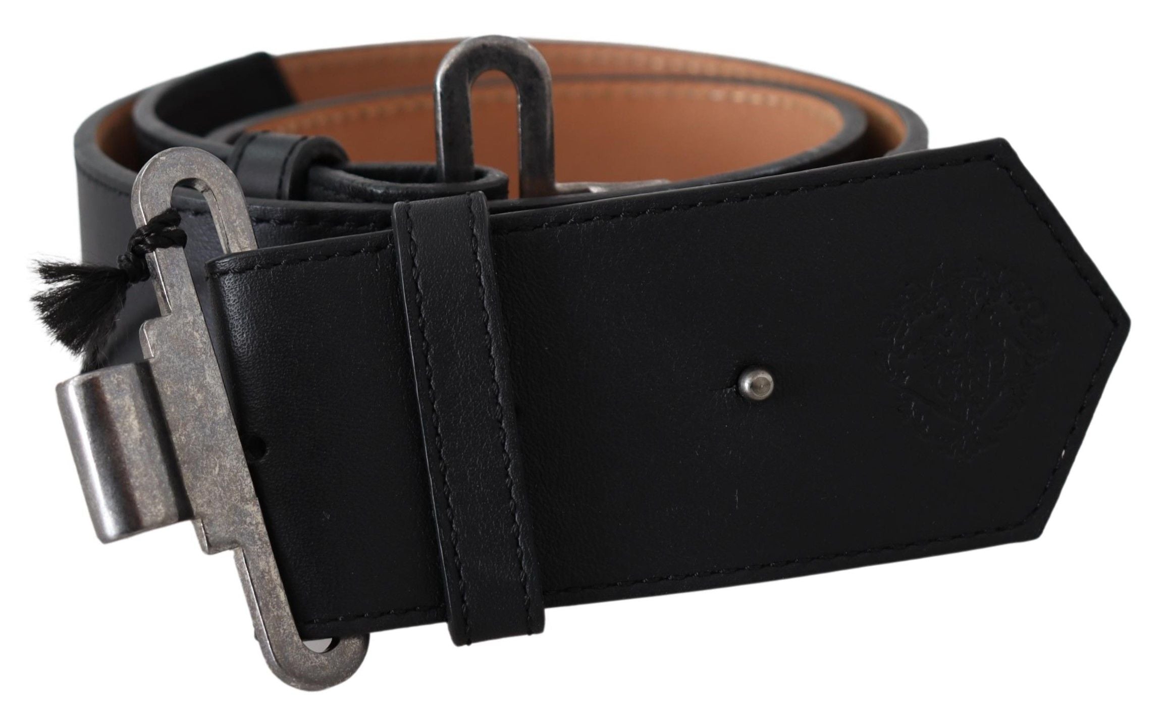 Ermanno Scervino Chic Leather Adjustable Black Belt - Luksusmuotia Ermanno Scervino - Tutustu YVES JAVANNI® 