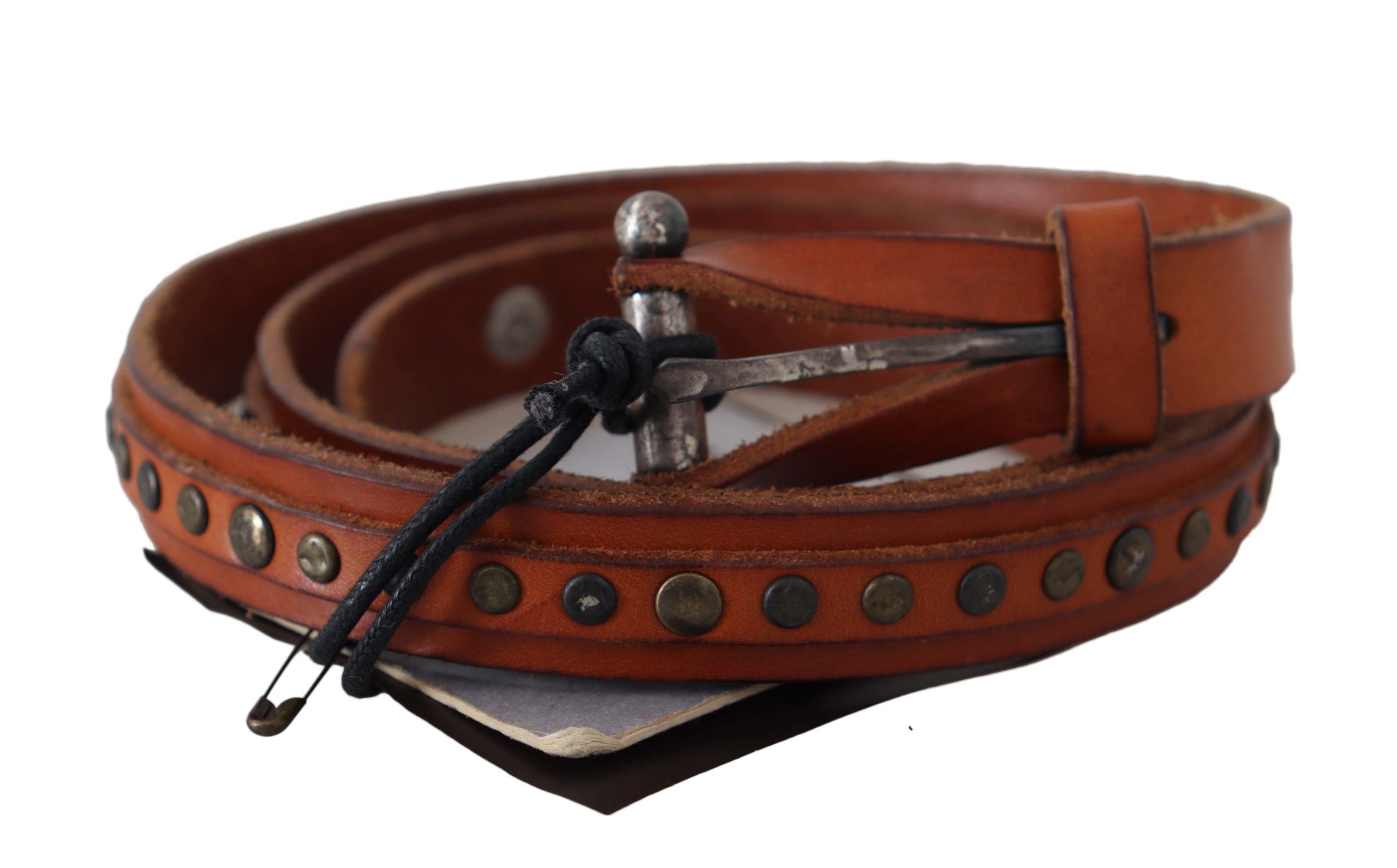 Scervino Street Elegant Leather Waist Belt in Brown - Luksuslaukut ja asusteet Scervino Street - Tutustu YVES JAVANNI® 