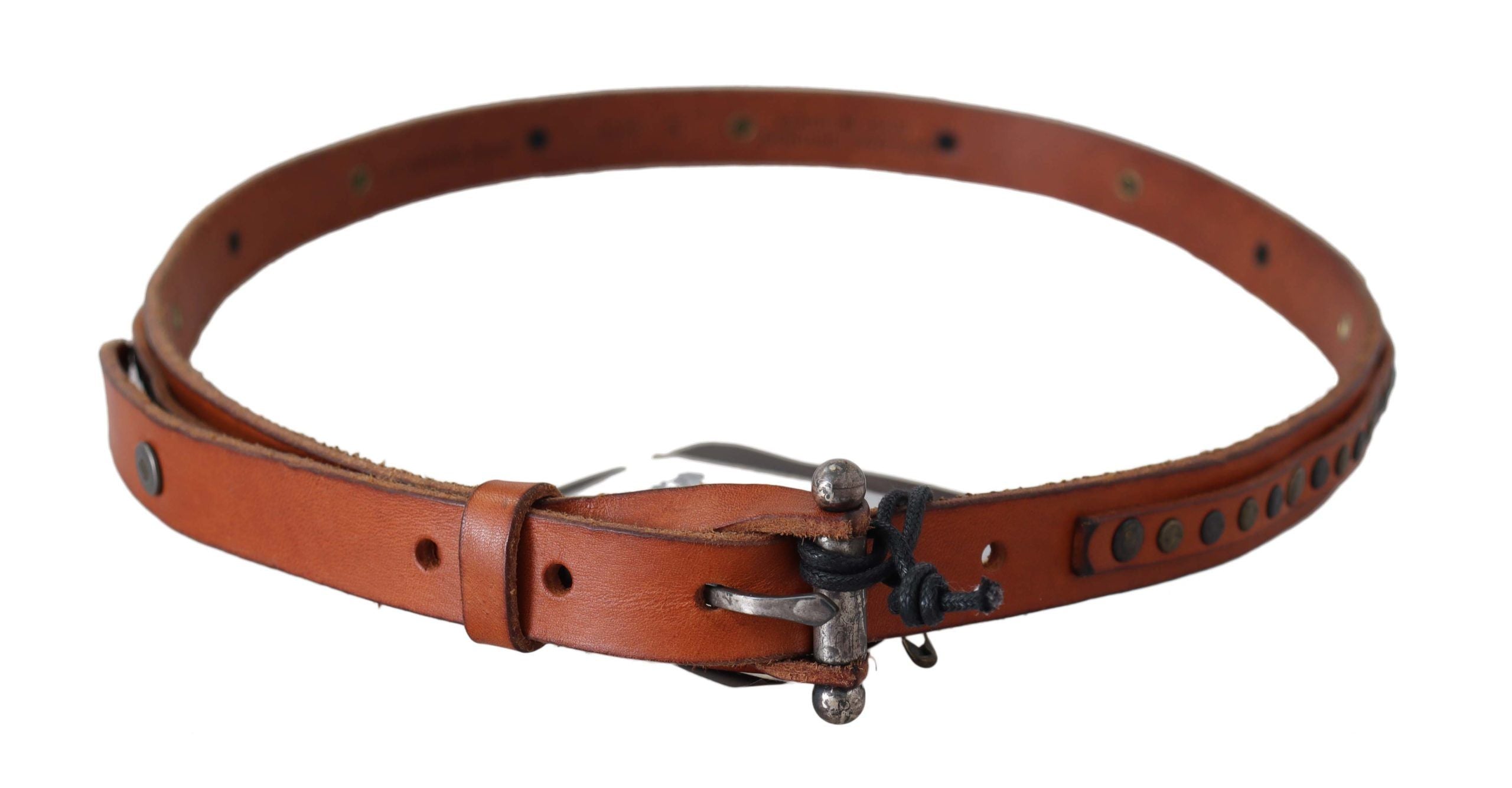 Scervino Street Elegant Leather Waist Belt in Brown - Luksusmuotia Scervino Street - Tutustu YVES JAVANNI® 