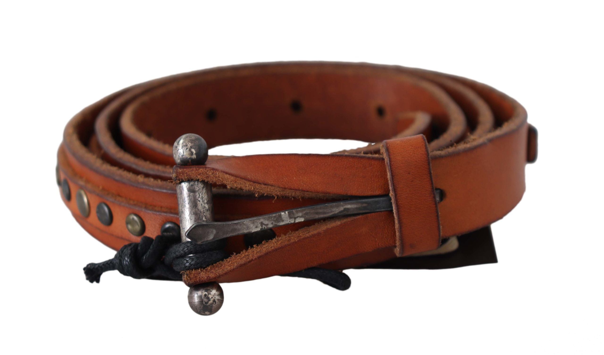 Scervino Street Elegant Leather Waist Belt in Brown - Luksuslaukut ja asusteet Scervino Street - Tutustu YVES JAVANNI® 