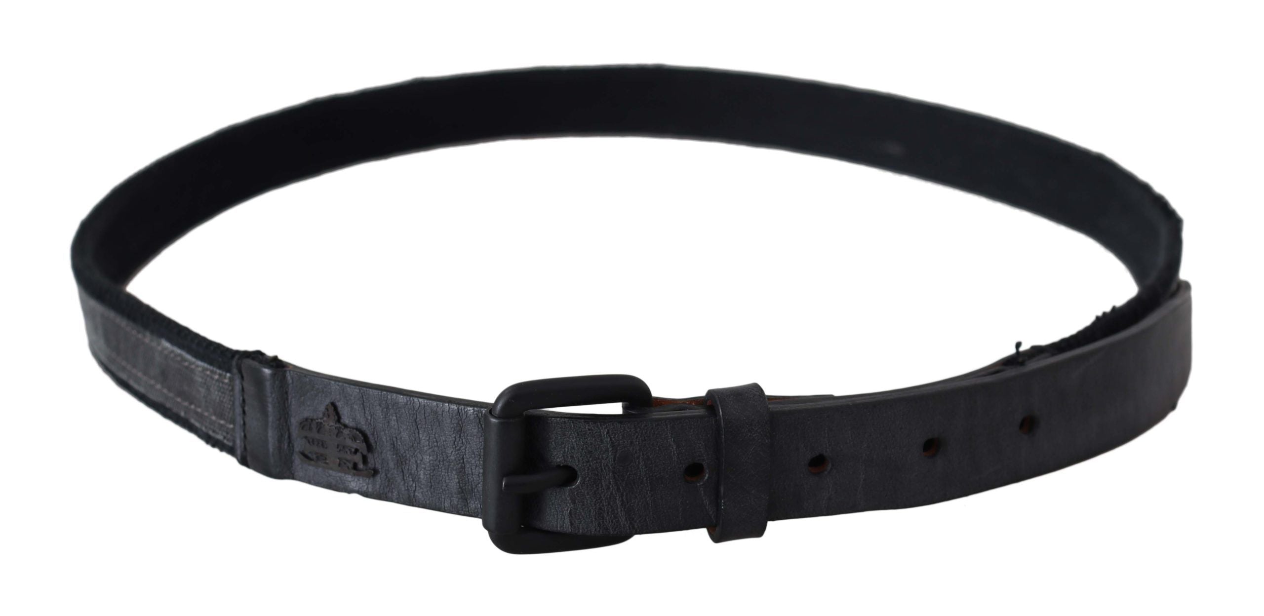 Ermanno Scervino Chic Black Leather Waist Belt - Luksuslaukut ja asusteet Ermanno Scervino - Tutustu YVES JAVANNI® 