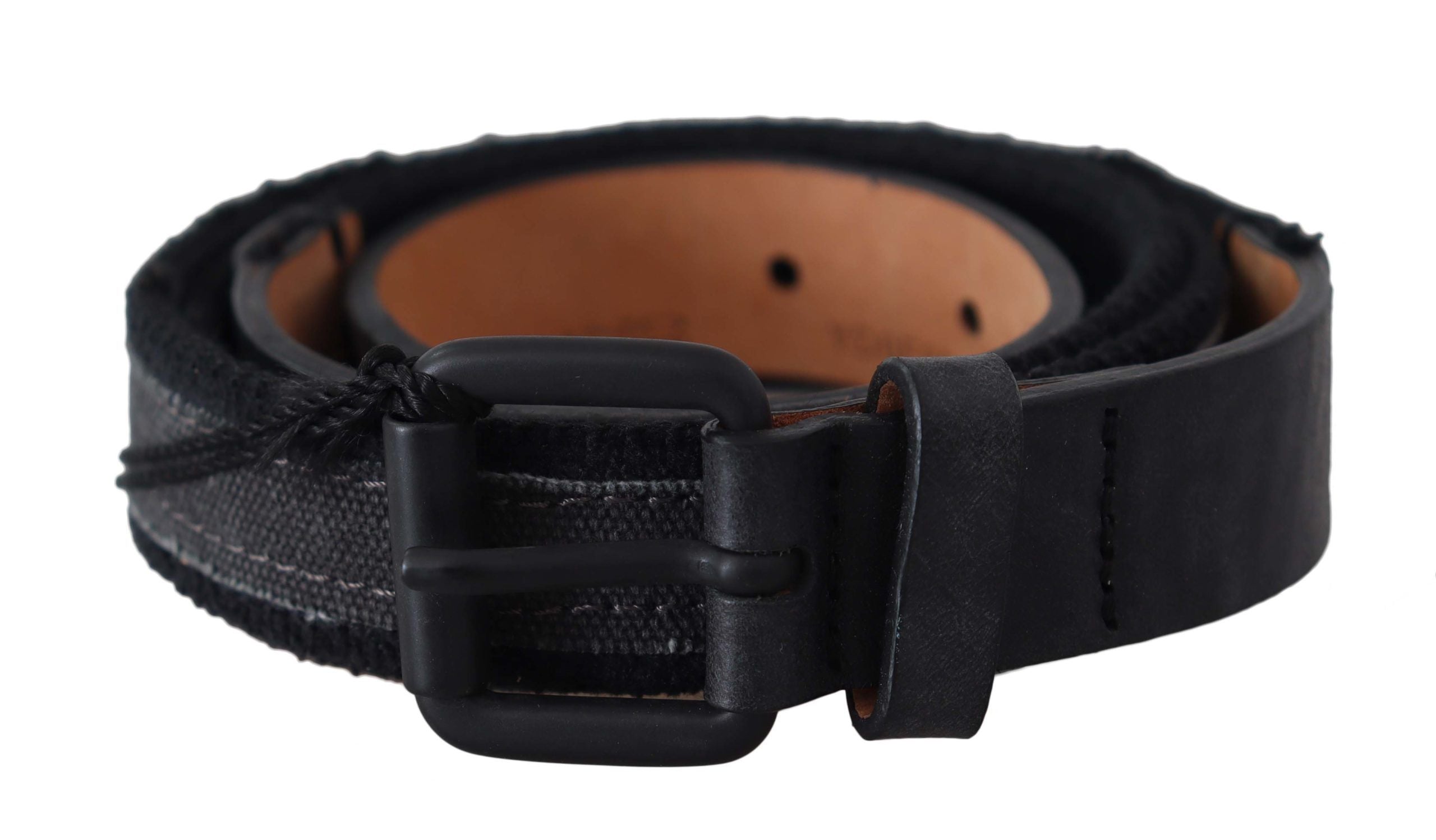 Ermanno Scervino Chic Black Leather Waist Belt - Luksuslaukut ja asusteet Ermanno Scervino - Tutustu YVES JAVANNI® 