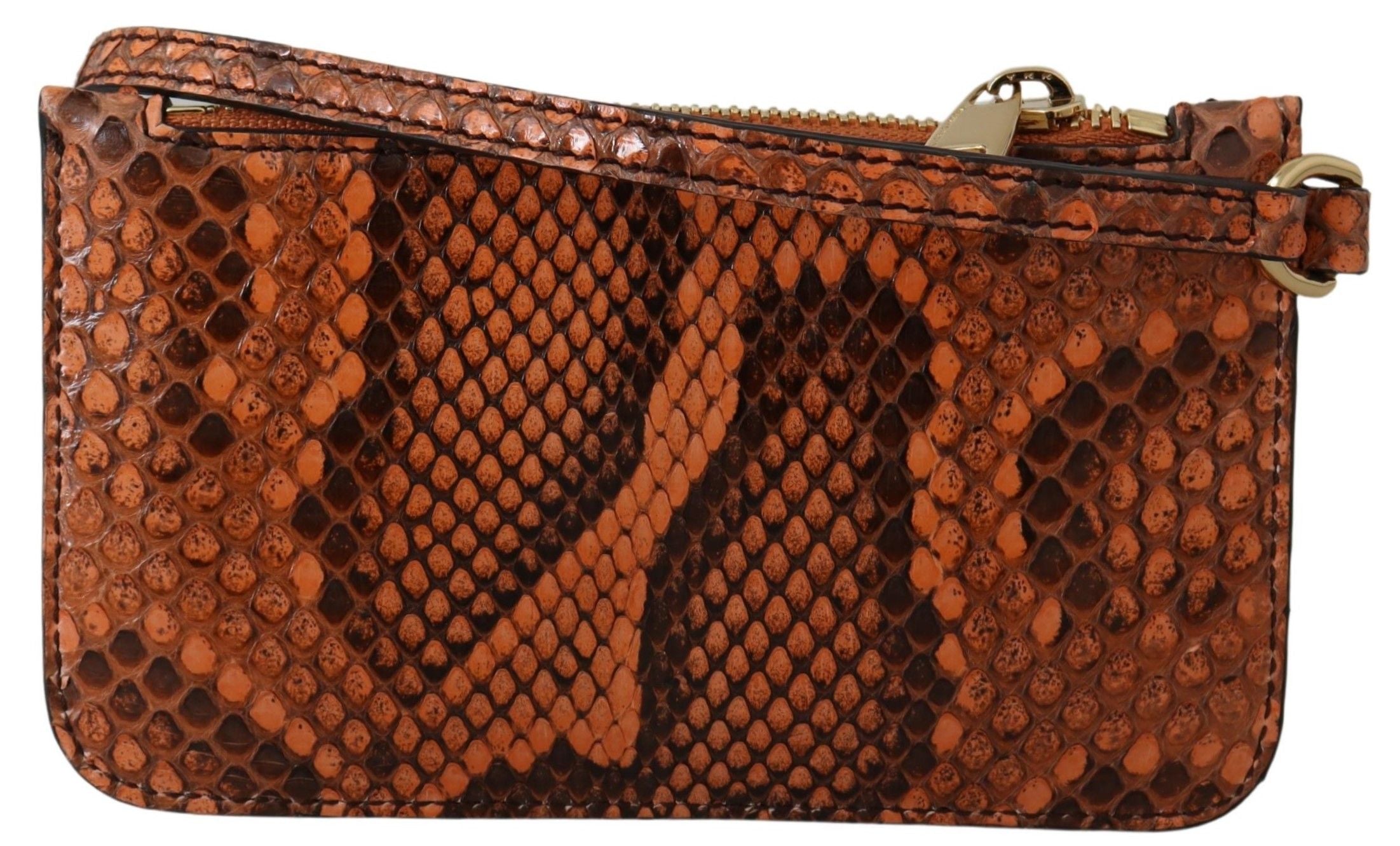 Dolce & Gabbana Elegant Python Patterned Leather Wristlet - Luksusmuotia Dolce & Gabbana - Tutustu YVES JAVANNI® 