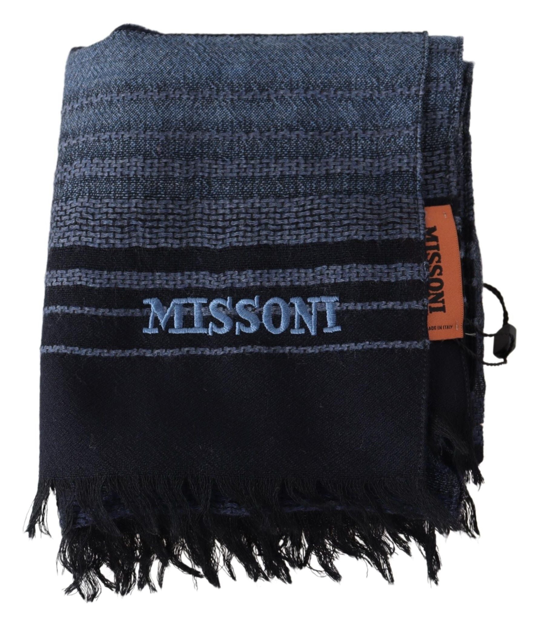 Missoni Elegant Multicolor Patterned Wool Scarf - Luksusmuotia Missoni - Tutustu YVES JAVANNI® 