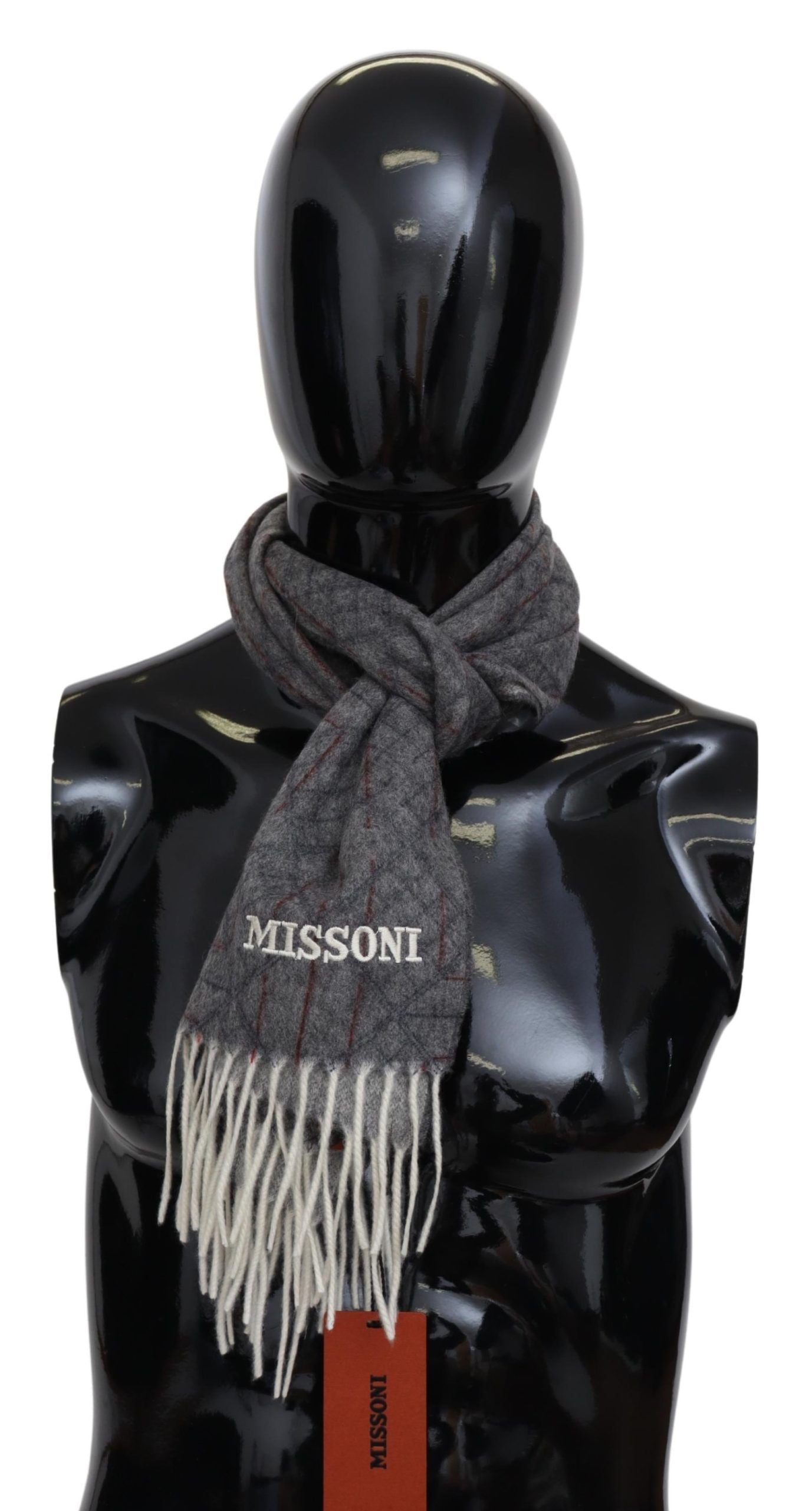 Missoni Elegant Unisex Cashmere Scarf with Signature Pattern - Luksusmuotia Missoni - Tutustu YVES JAVANNI® 