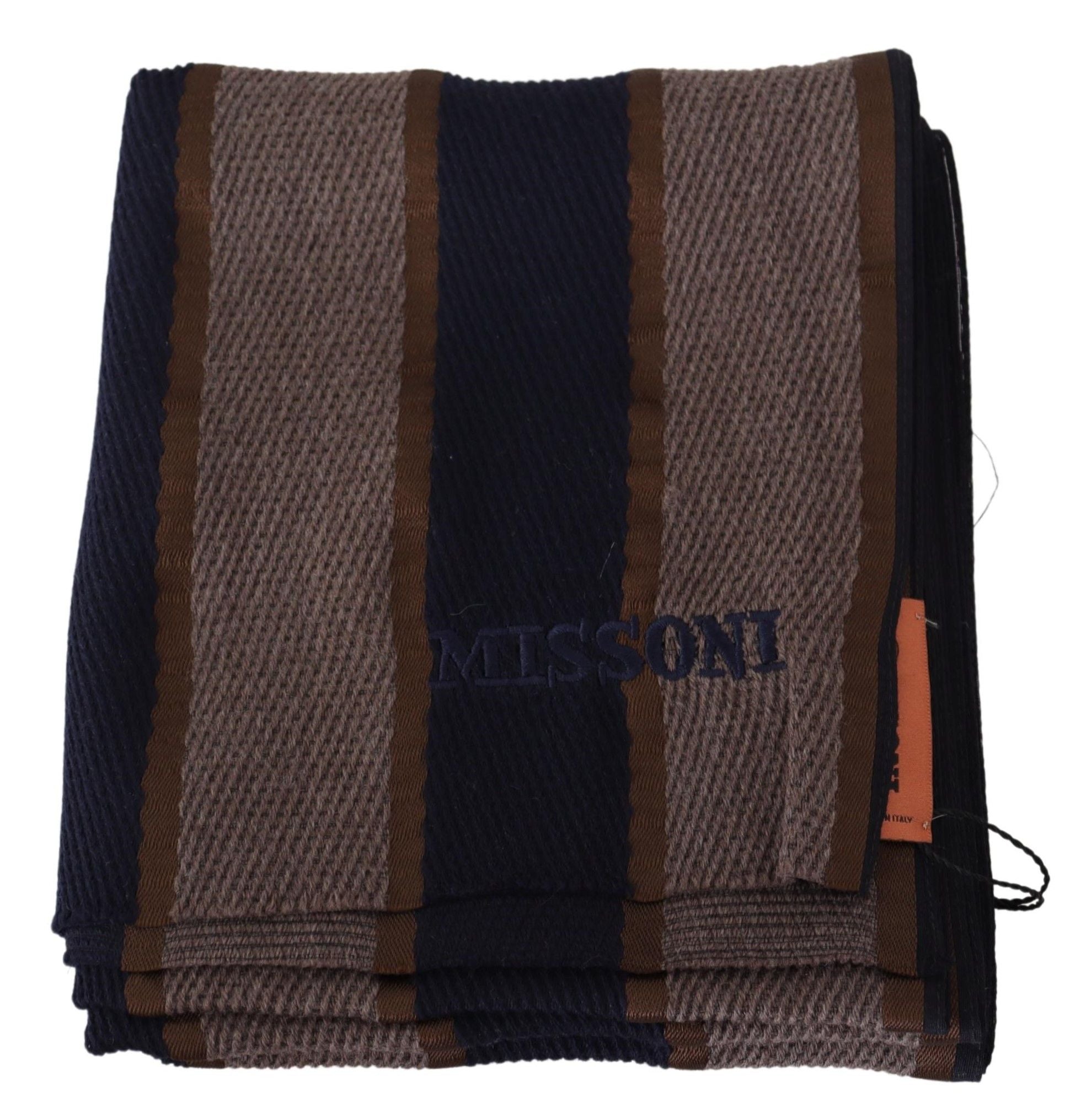 Missoni Elegant Striped Wool Scarf - Luksusmuotia Missoni - Tutustu YVES JAVANNI® 