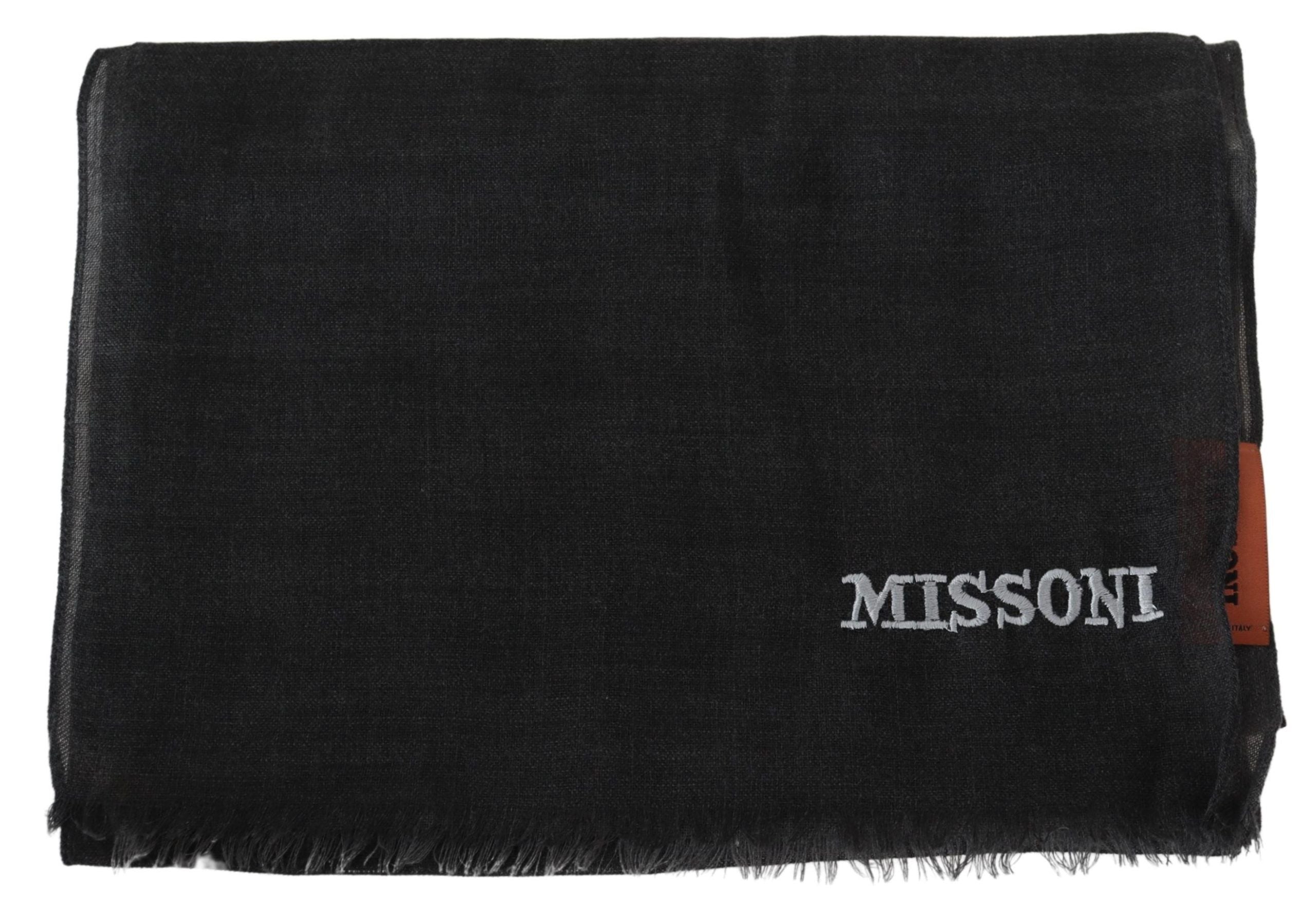 Missoni Sumptuous Wool Scarf with Fringes - Luksusmuotia Missoni - Tutustu YVES JAVANNI® 