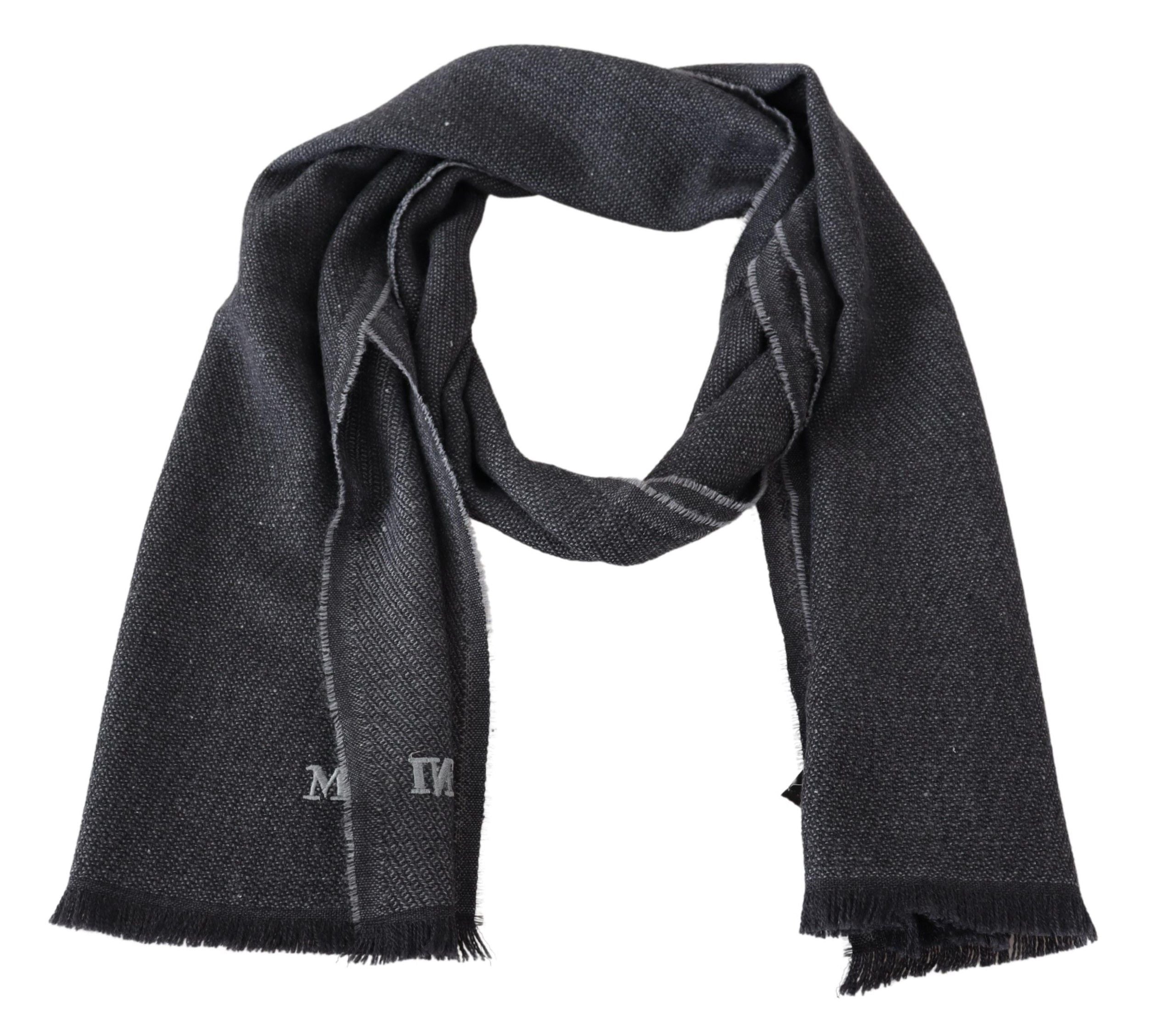 Missoni Elegant Wool Scarf with Signature Embroidery - Luksusmuotia Missoni - Tutustu YVES JAVANNI® 