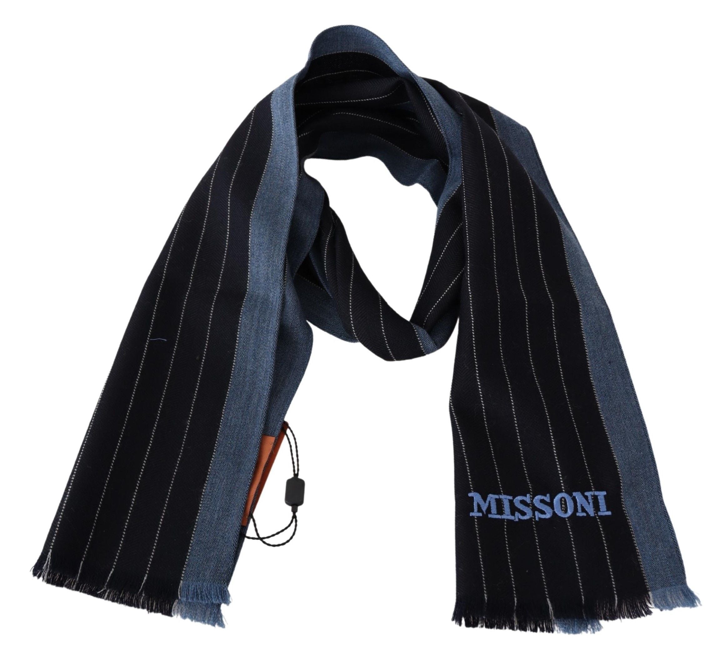 Missoni Chic Striped Wool-Silk Unisex Scarf - Luksusmuotia Missoni - Tutustu YVES JAVANNI® 