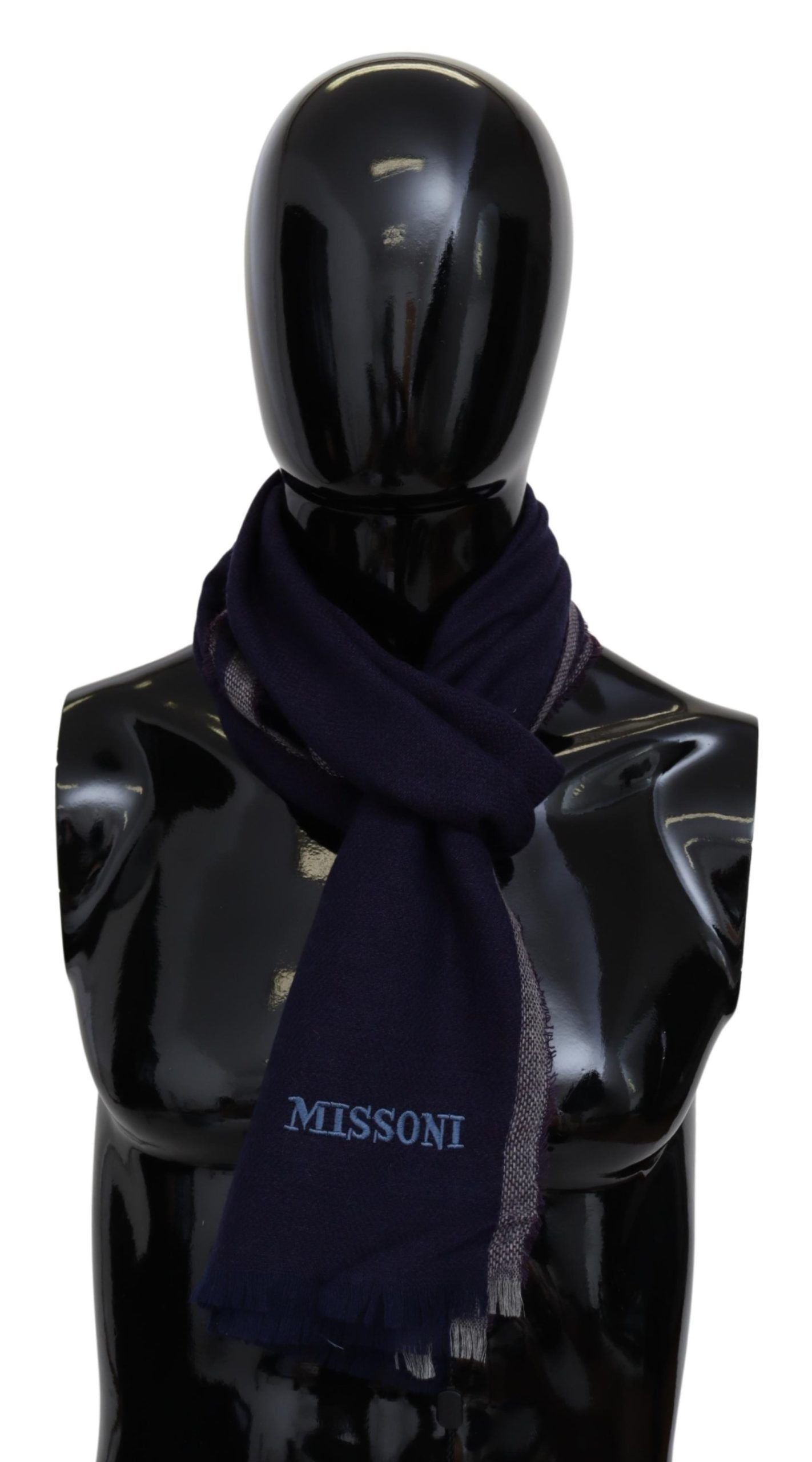 Missoni Authentic Wool Scarf with Striped Pattern - Luksusmuotia Missoni - Tutustu YVES JAVANNI® 