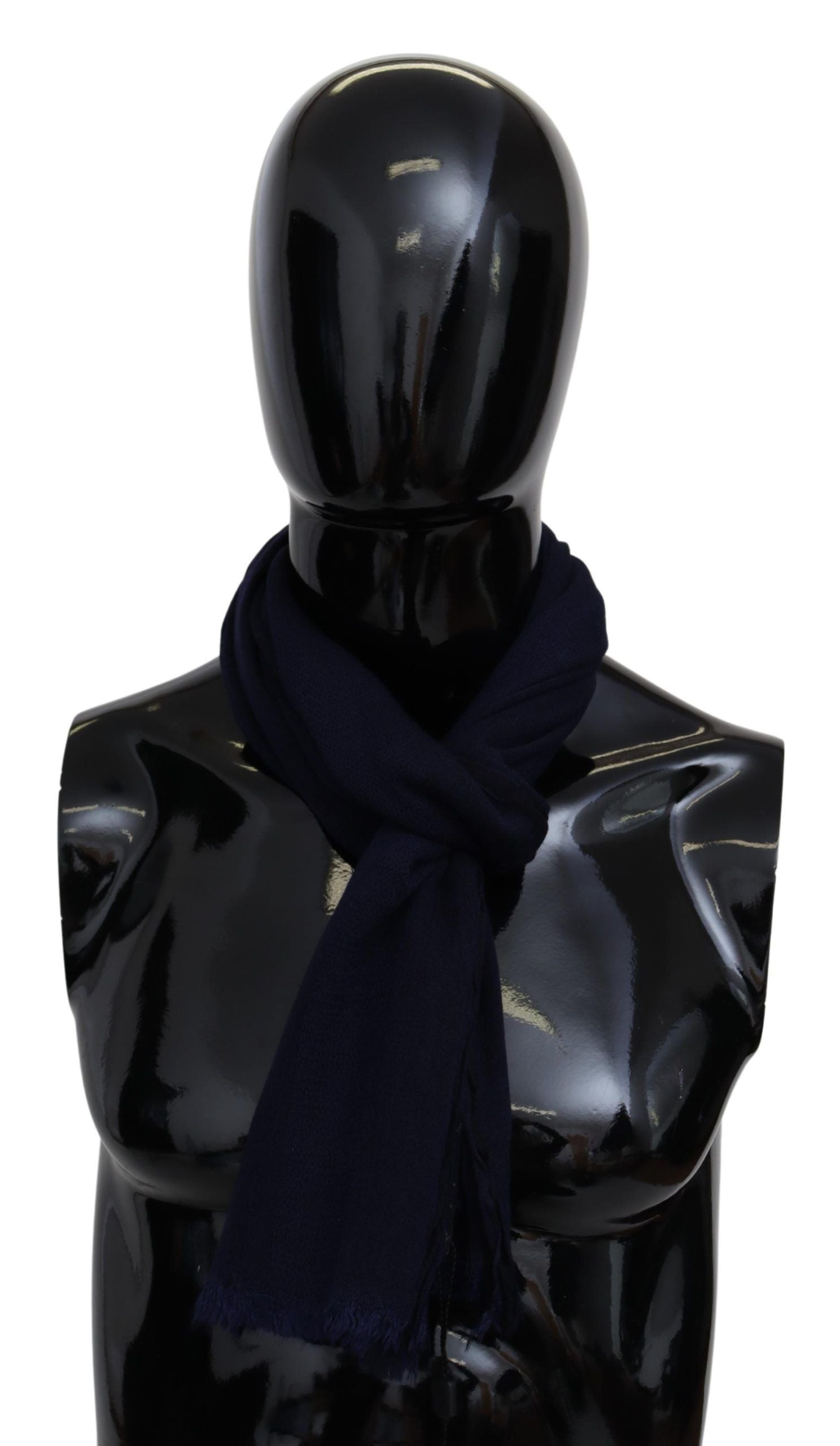 Missoni Elegant Blue Wool Scarf with Embroidered Logo - Luksuslaukut ja asusteet Missoni - Tutustu YVES JAVANNI® 