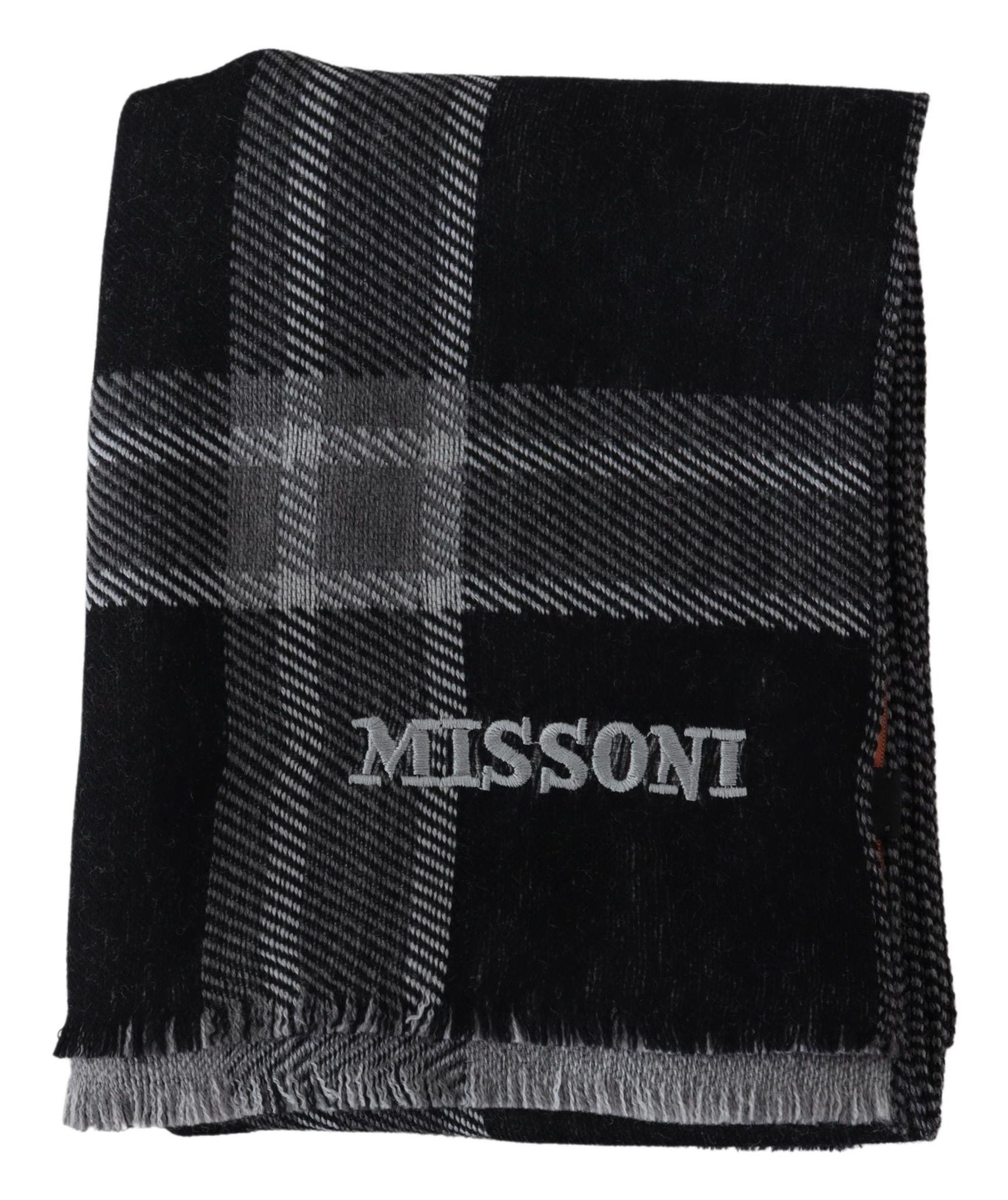 Missoni Elegant Woolen Striped Scarf - Luksusmuotia Missoni - Tutustu YVES JAVANNI® 