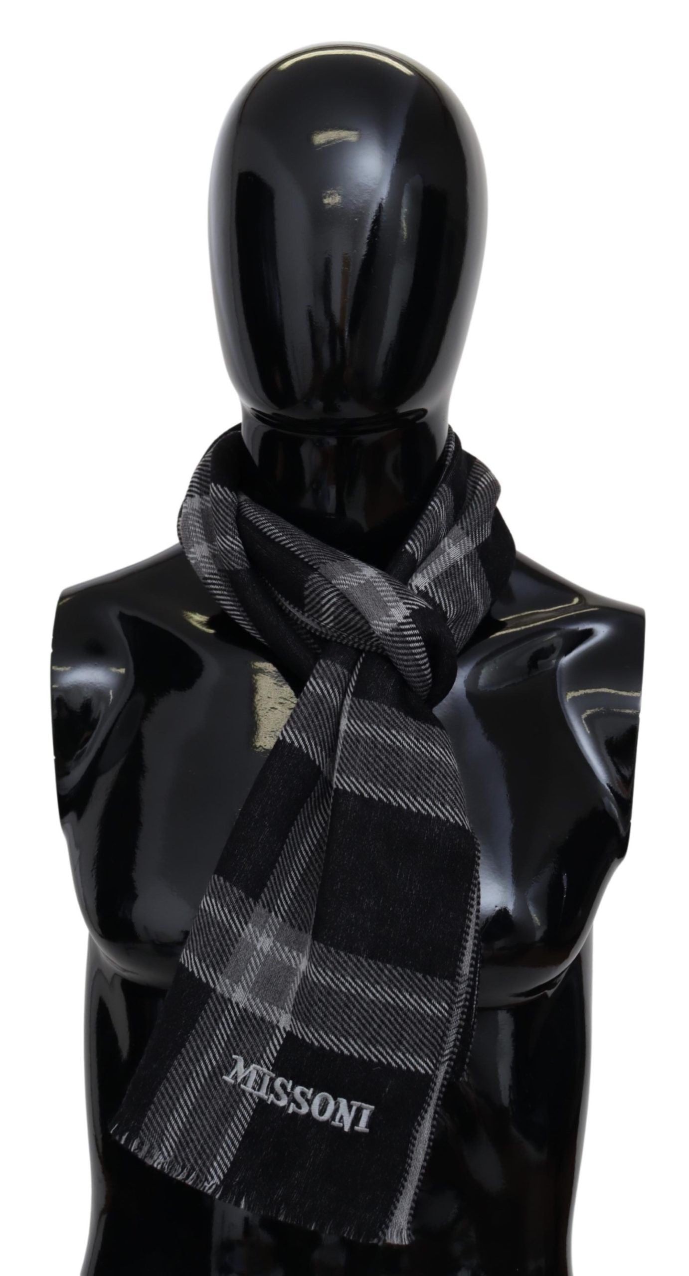 Missoni Elegant Woolen Striped Scarf - Luksusmuotia Missoni - Tutustu YVES JAVANNI® 