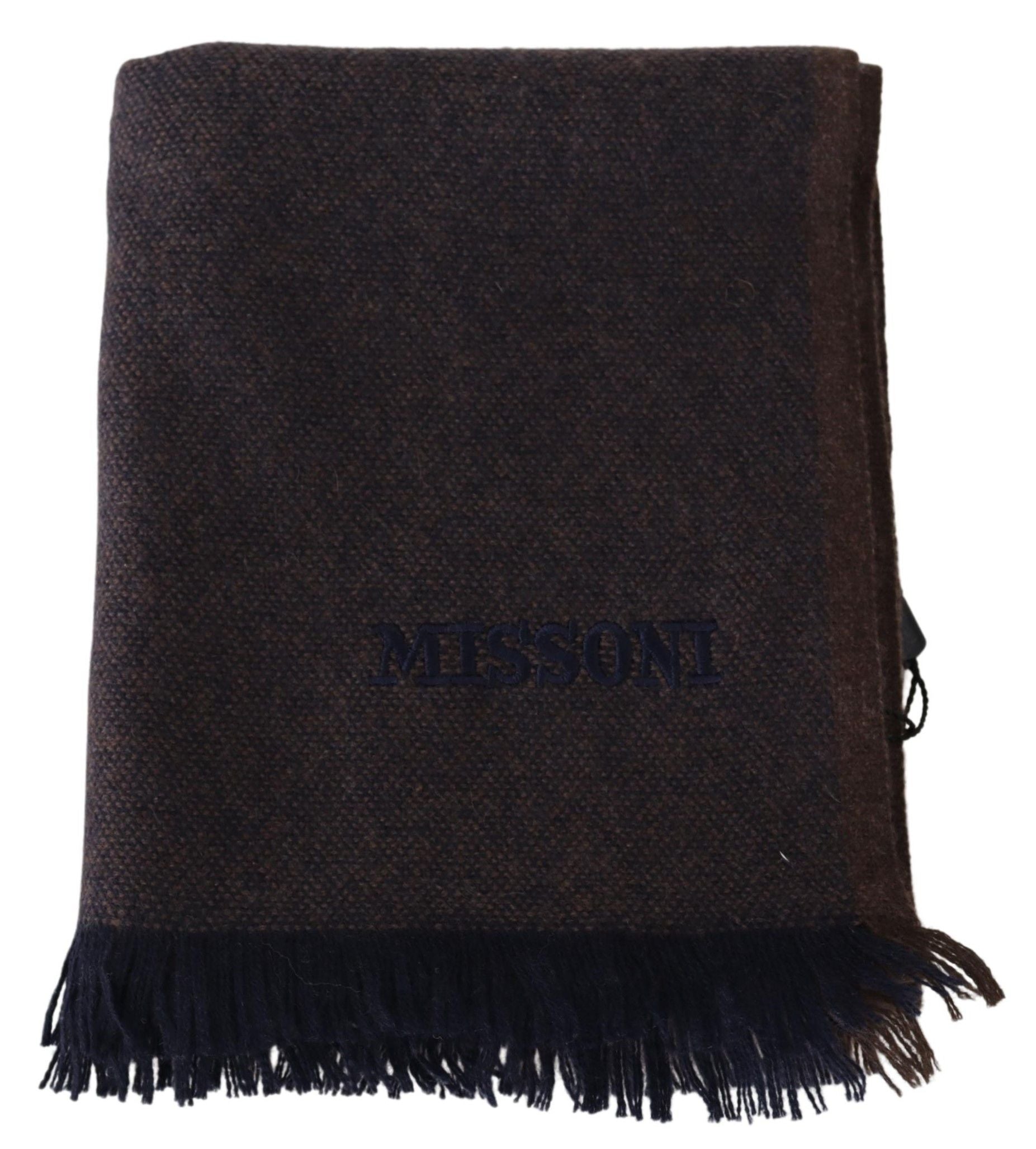 Missoni Luxurious Cashmere Unisex Scarf in Brown - Luksuslaukut ja asusteet Missoni - Tutustu YVES JAVANNI® 