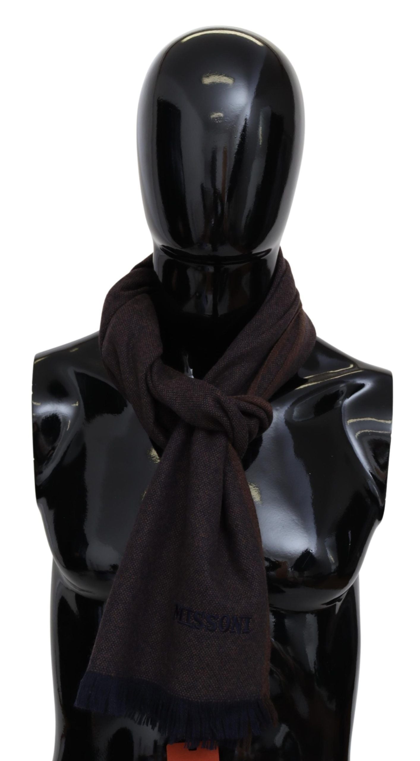 Missoni Luxurious Cashmere Unisex Scarf in Brown - Luksuslaukut ja asusteet Missoni - Tutustu YVES JAVANNI® 