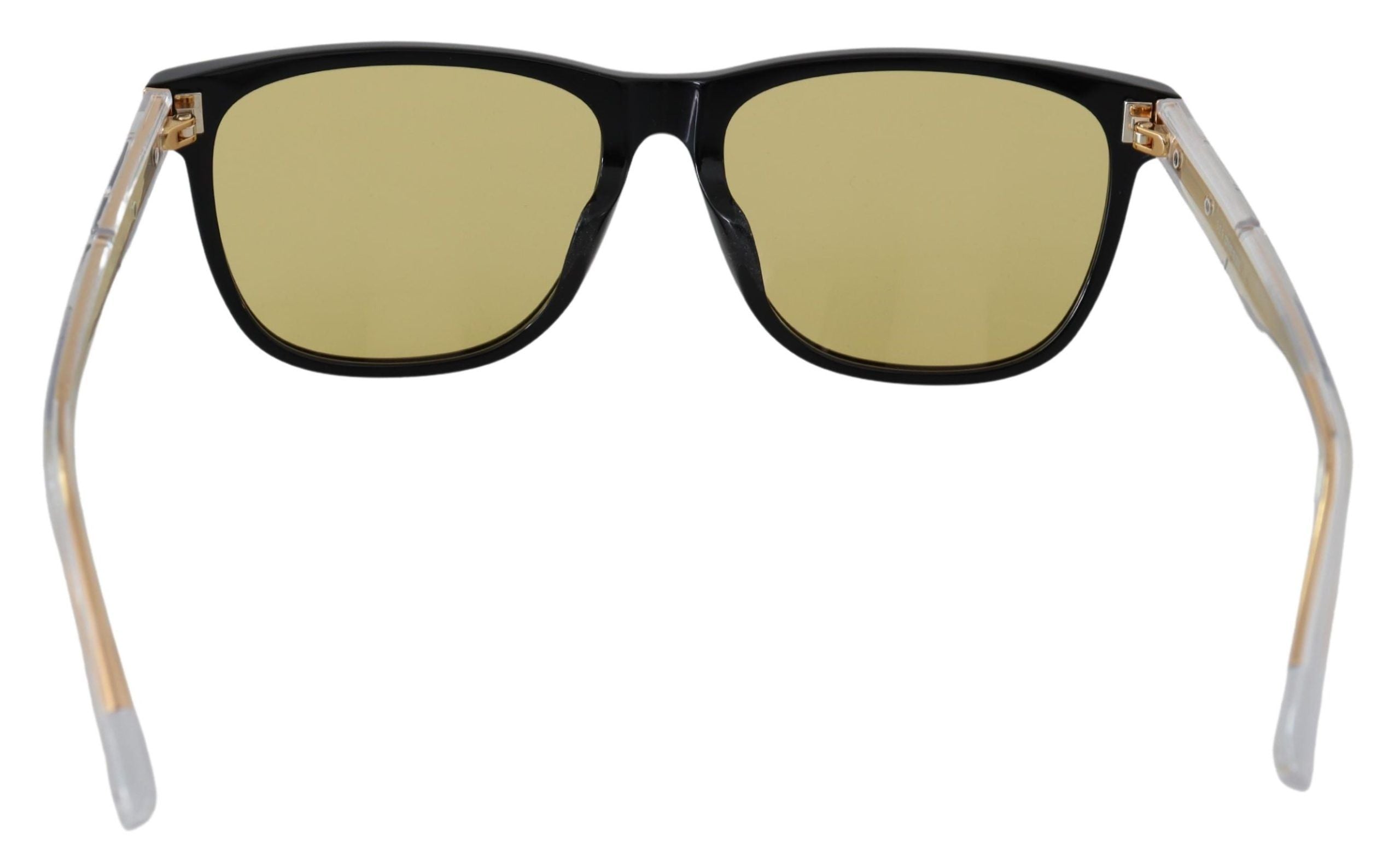 Diesel Chic Black Acetate Sunglasses with Yellow Lenses - Luksusmuotia Diesel - Tutustu YVES JAVANNI® 