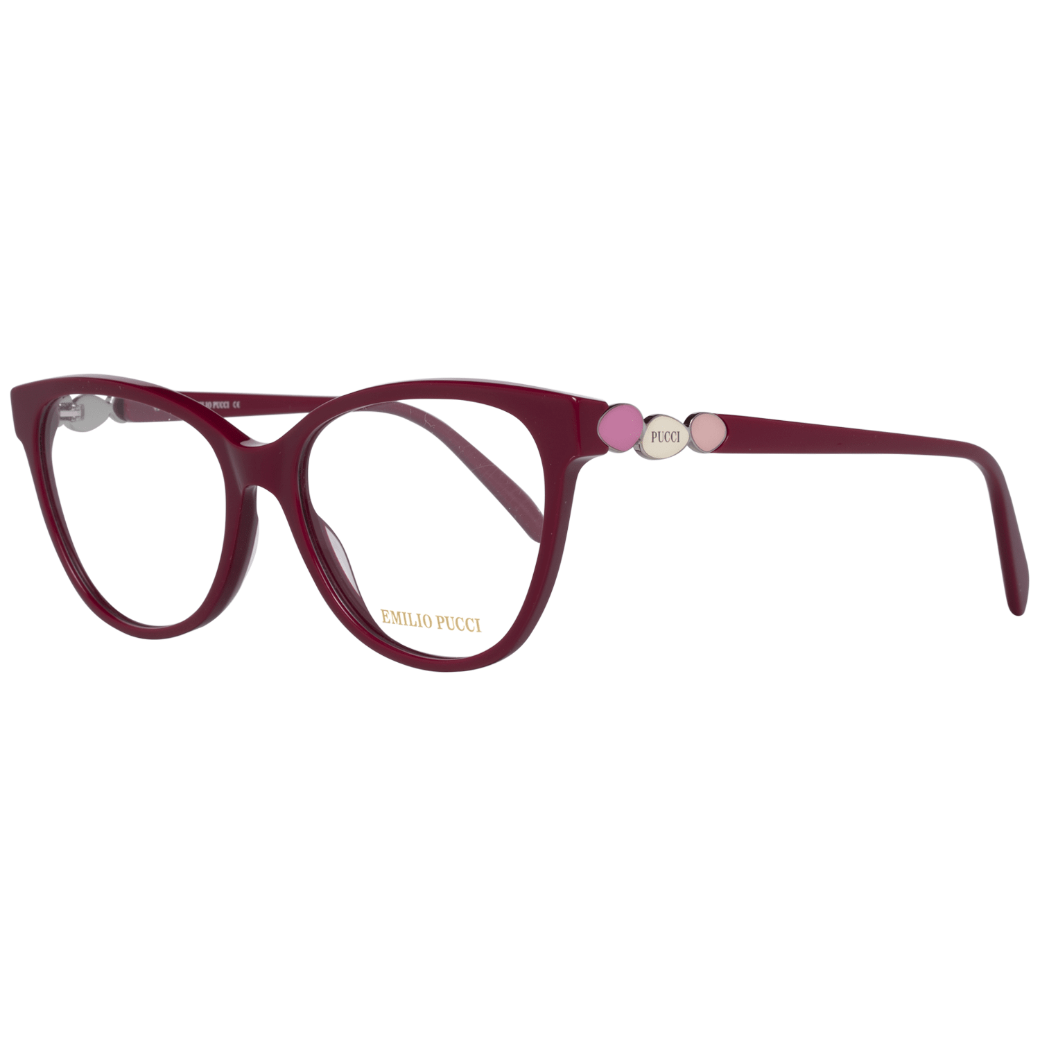 Emilio Pucci Red Women Optical Frames - Luksusmuotia Emilio Pucci - Tutustu YVES JAVANNI® 