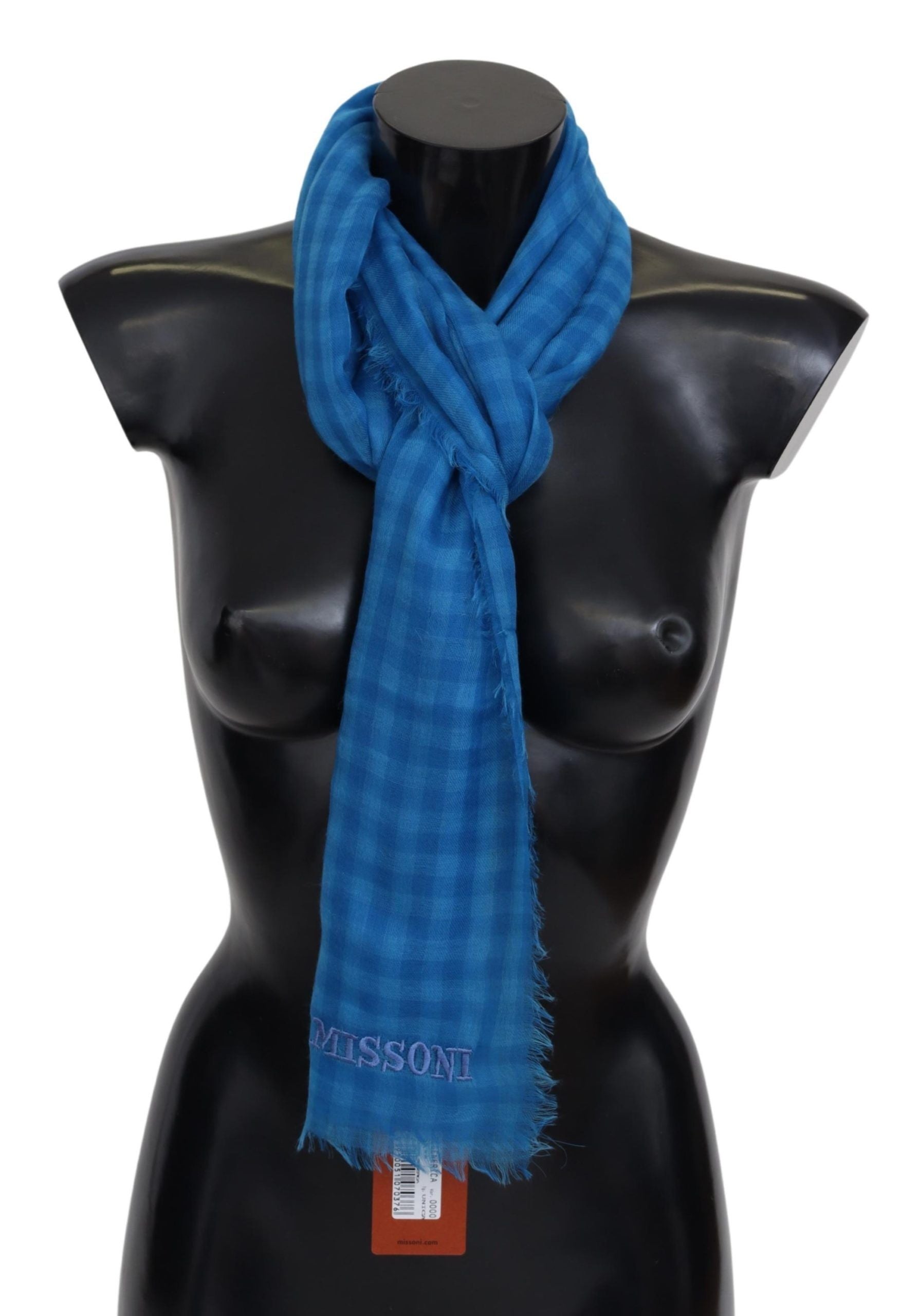 Missoni Chic Checkered Cashmere Scarf - Luksuslaukut ja asusteet Missoni - Tutustu YVES JAVANNI® 