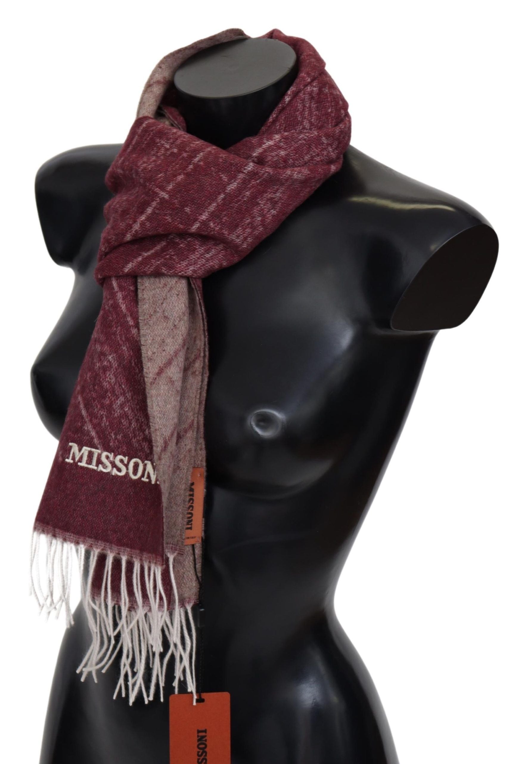 Missoni Elegant Cashmere Fringed Scarf - Luksusmuotia Missoni - Tutustu YVES JAVANNI® 