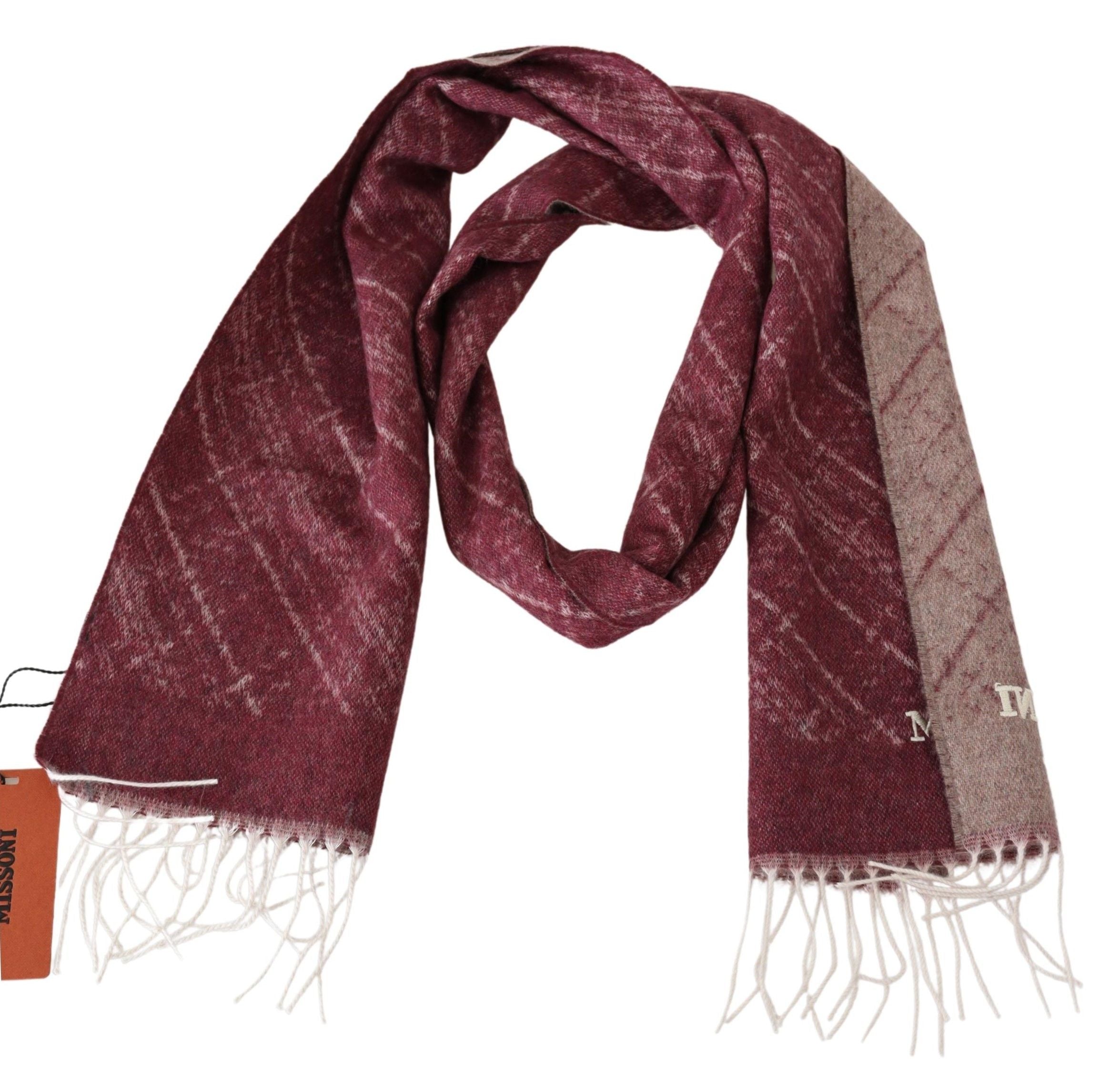 Missoni Elegant Cashmere Fringed Scarf - Luksusmuotia Missoni - Tutustu YVES JAVANNI® 