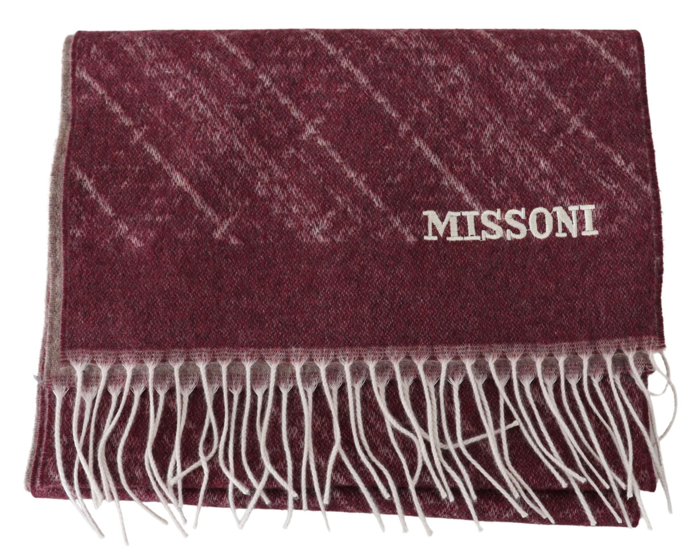 Missoni Elegant Cashmere Fringed Scarf - Luksusmuotia Missoni - Tutustu YVES JAVANNI® 