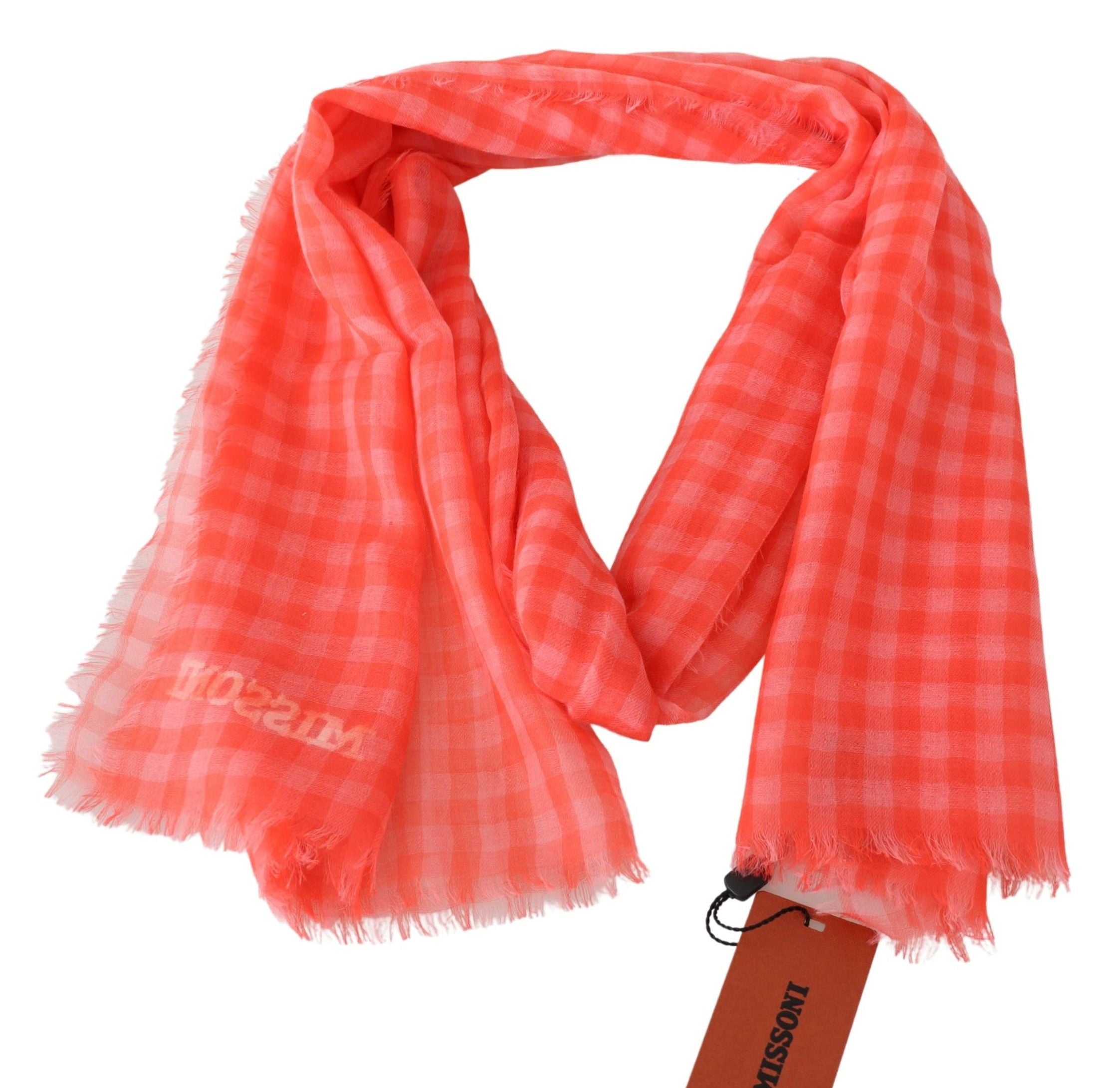 Missoni Luxurious Cashmere Checkered Scarf - Luksusmuotia Missoni - Tutustu YVES JAVANNI® 