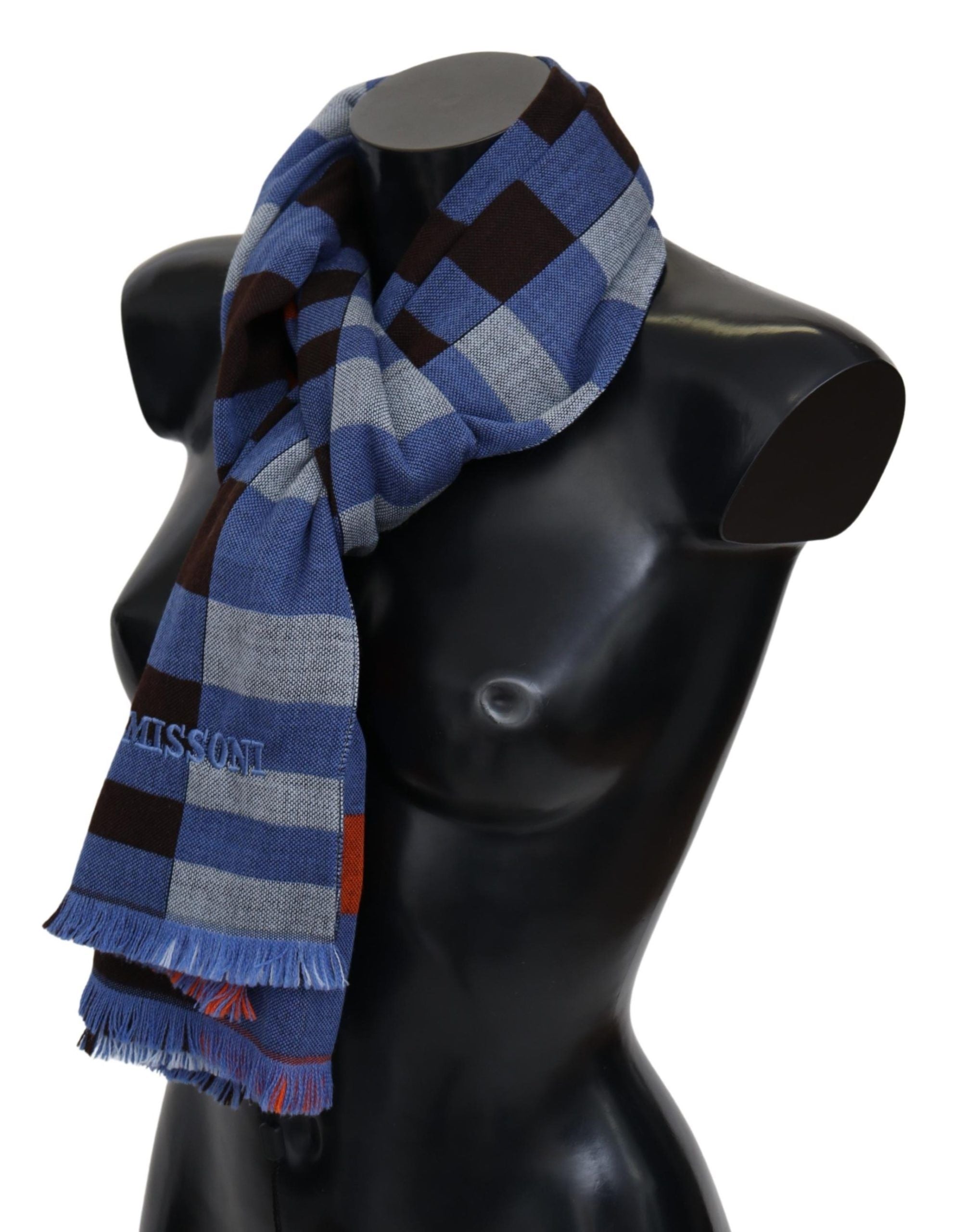 Missoni Chic Multicolor Wool Scarf Unisex Accessory - Luksusmuotia Missoni - Tutustu YVES JAVANNI® 