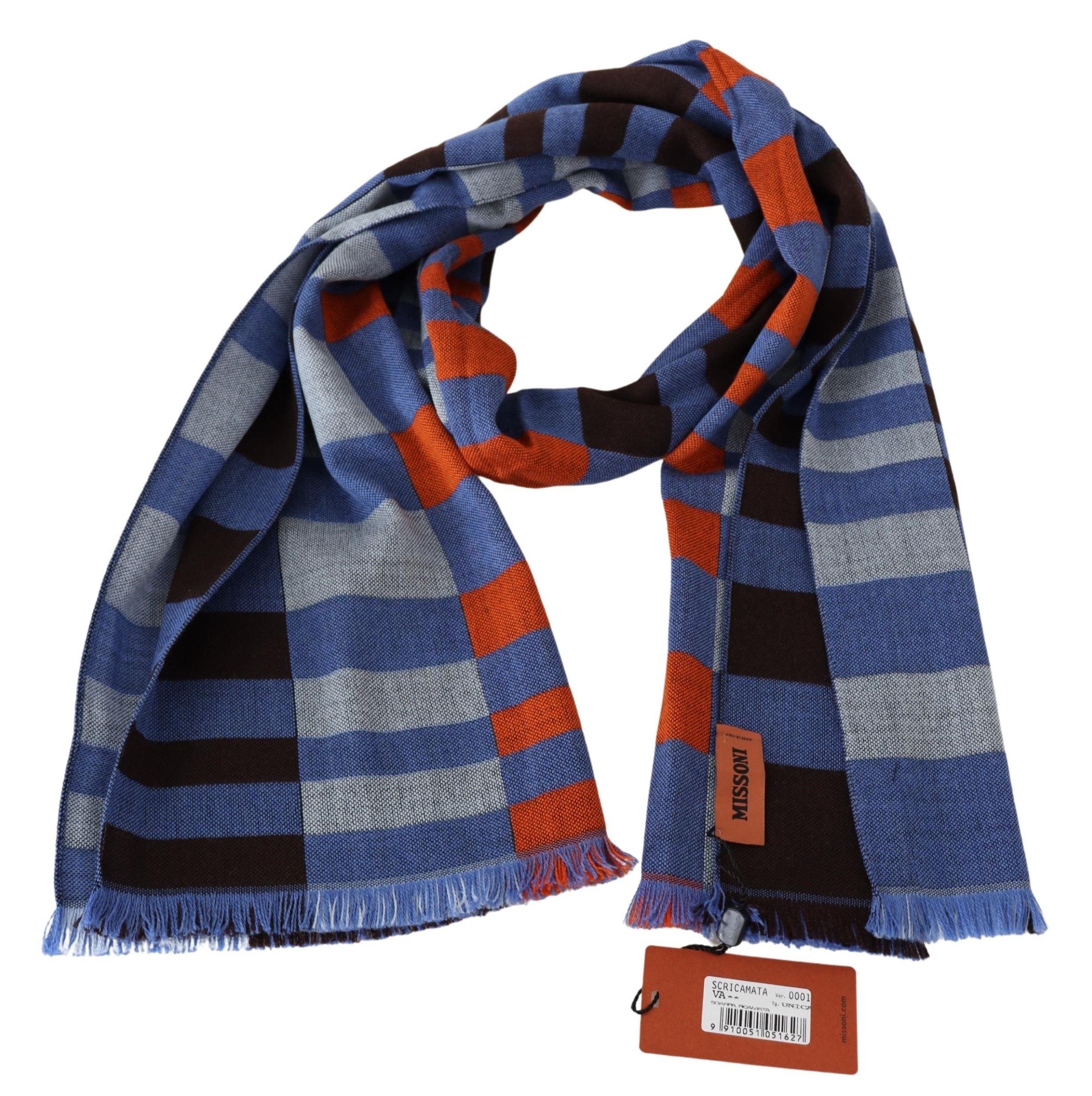 Missoni Chic Multicolor Wool Scarf Unisex Accessory - Luksusmuotia Missoni - Tutustu YVES JAVANNI® 