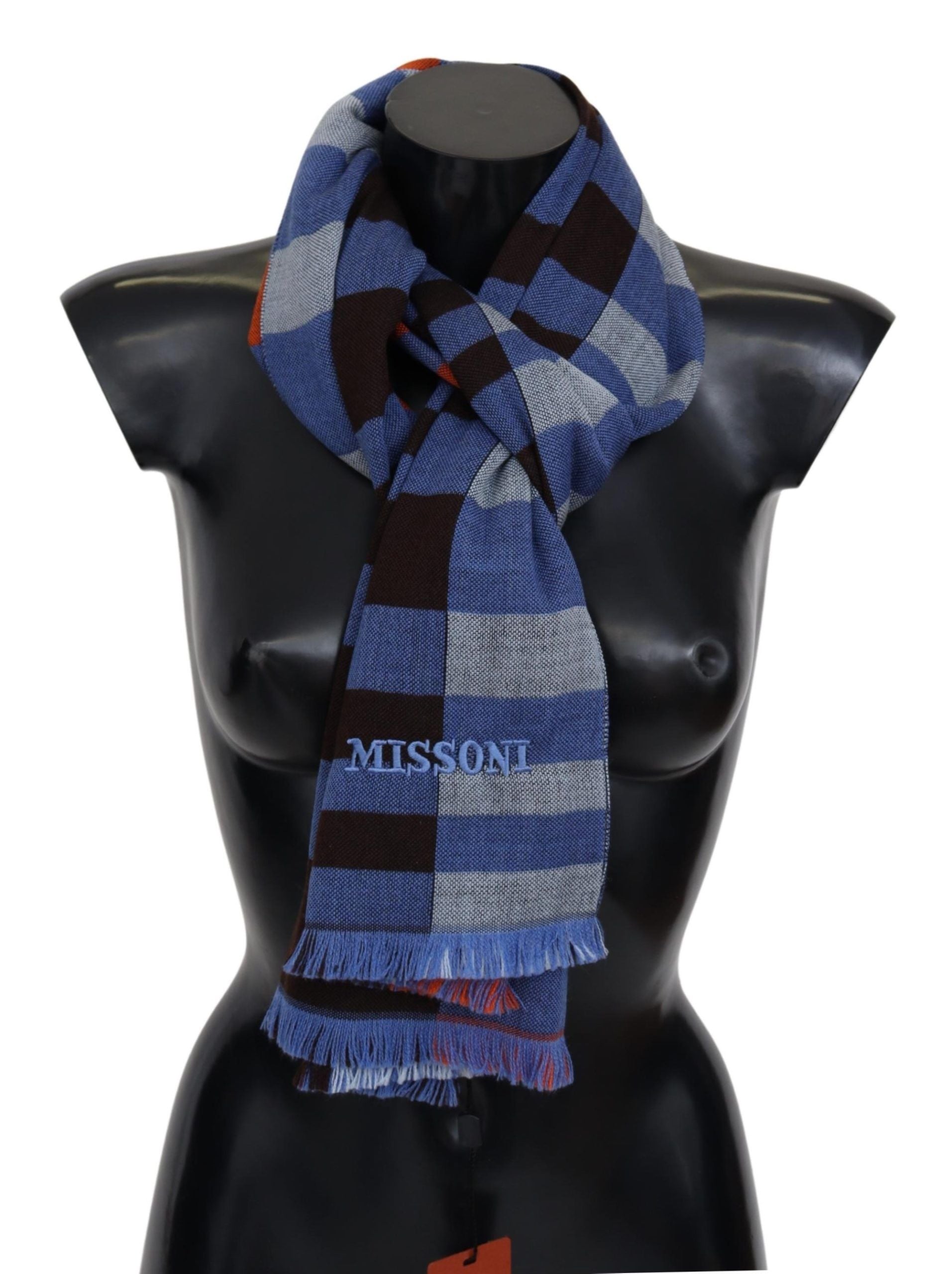 Missoni Chic Multicolor Wool Scarf Unisex Accessory - Luksusmuotia Missoni - Tutustu YVES JAVANNI® 