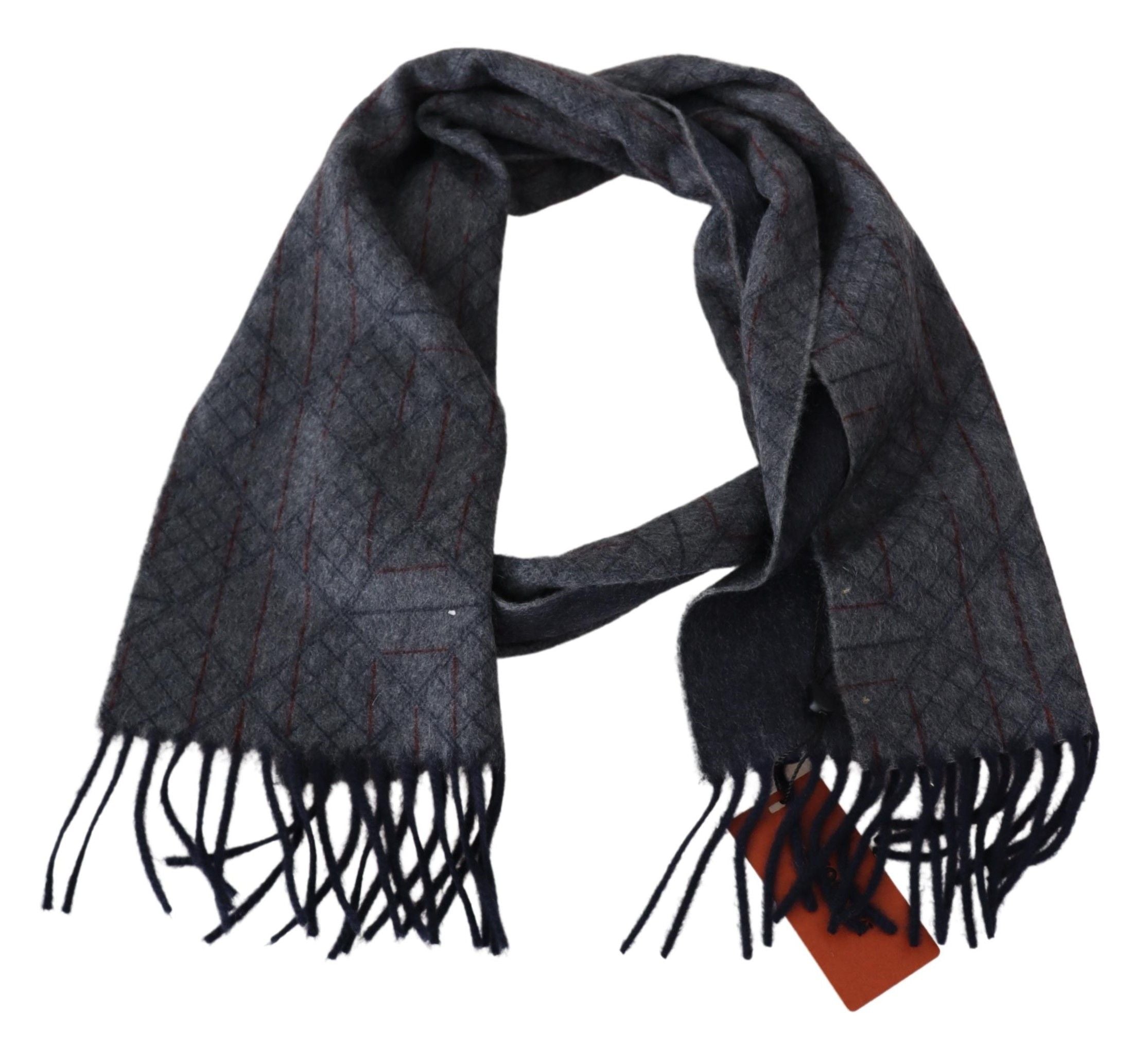 Missoni Elegant Cashmere Patterned Scarf with Logo Embroidery - Luksuslaukut ja asusteet Missoni - Tutustu YVES JAVANNI® 