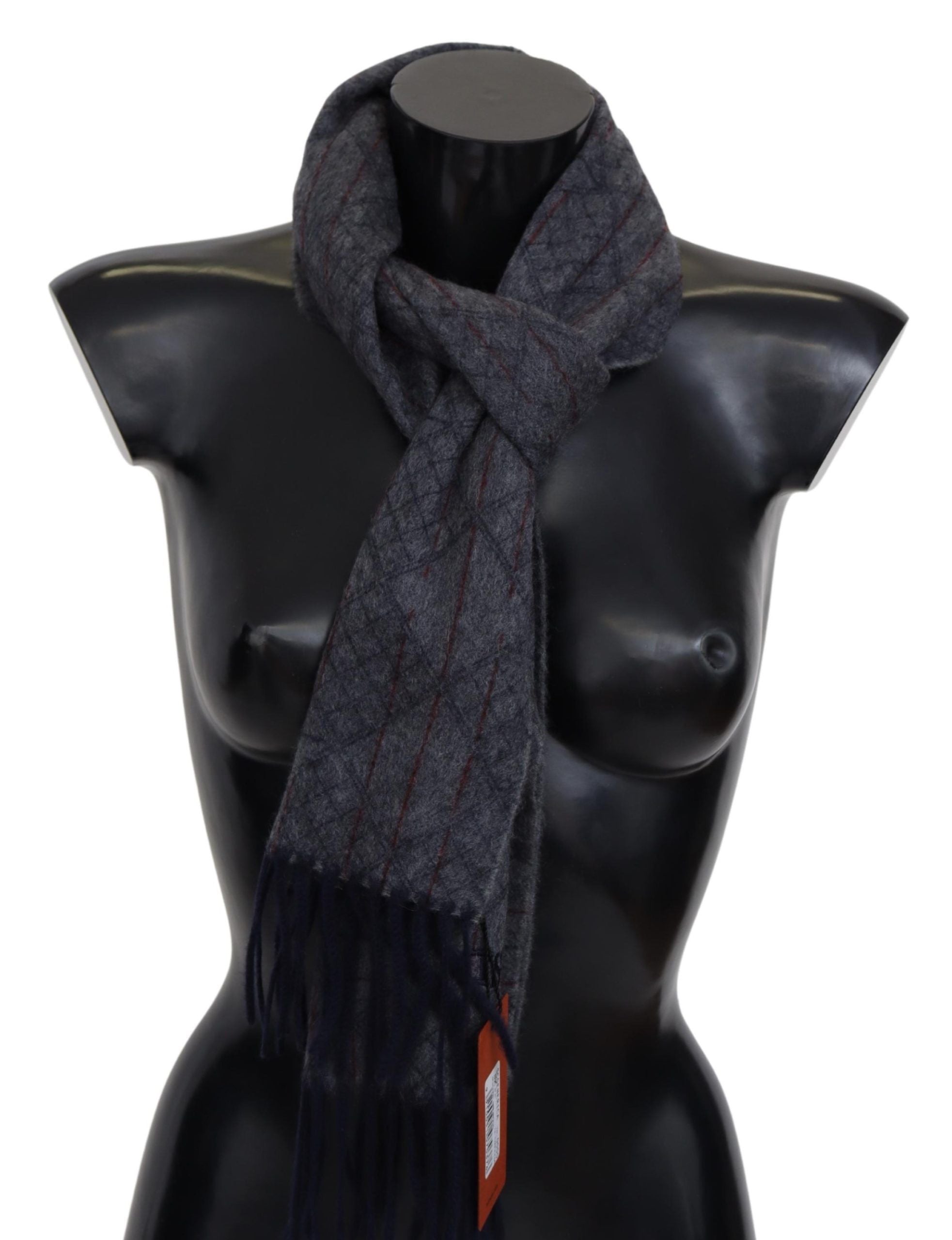 Missoni Elegant Cashmere Patterned Scarf with Logo Embroidery - Luksusmuotia Missoni - Tutustu YVES JAVANNI® 