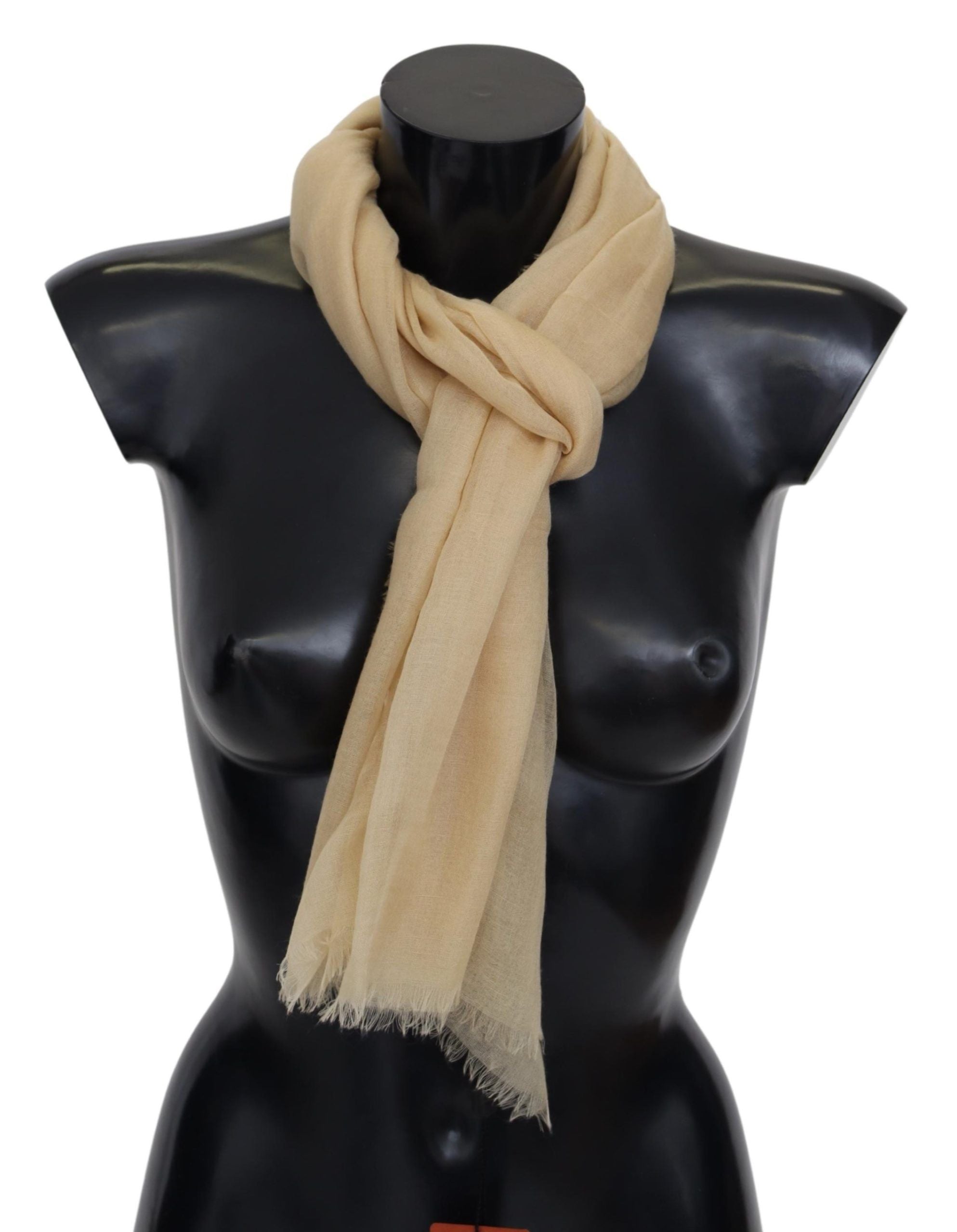 Missoni Elegant Cashmere Scarf in Beige - Luksusmuotia Missoni - Tutustu YVES JAVANNI® 