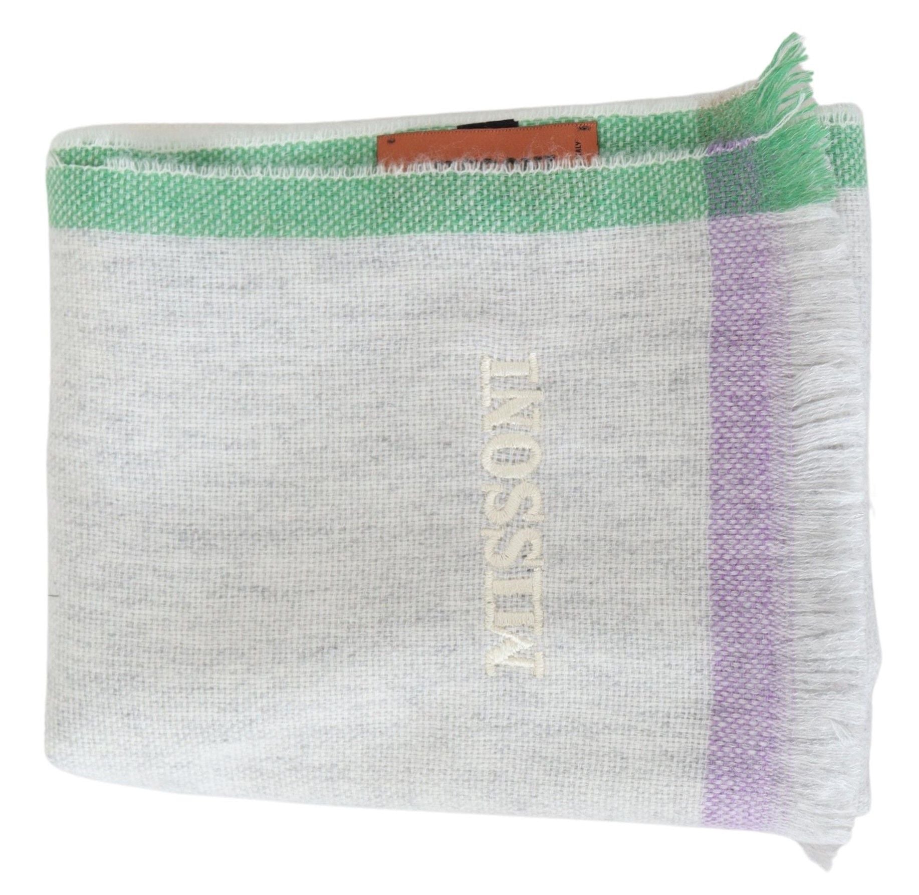 Missoni Multicolor Cashmere Line Pattern Scarf - Luksusmuotia Missoni - Tutustu YVES JAVANNI® 