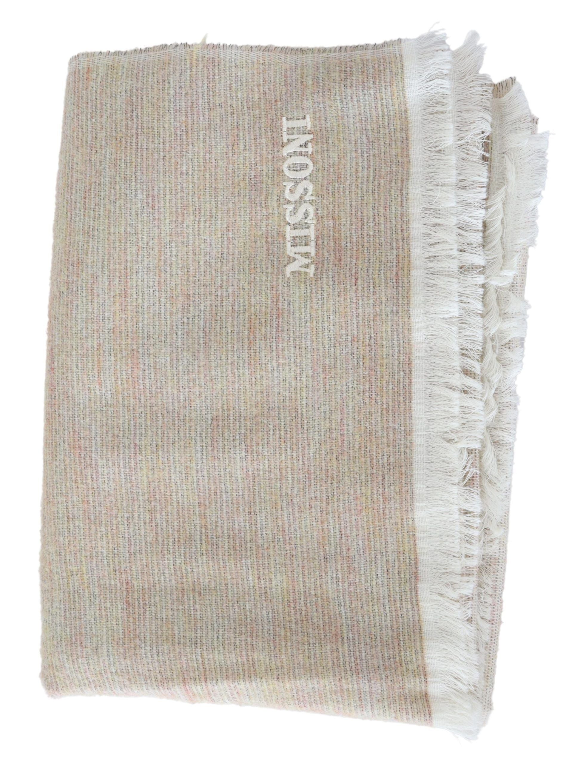 Missoni Elegant Multicolor Wool Scarf with Signature Design - Luksusmuotia Missoni - Tutustu YVES JAVANNI® 