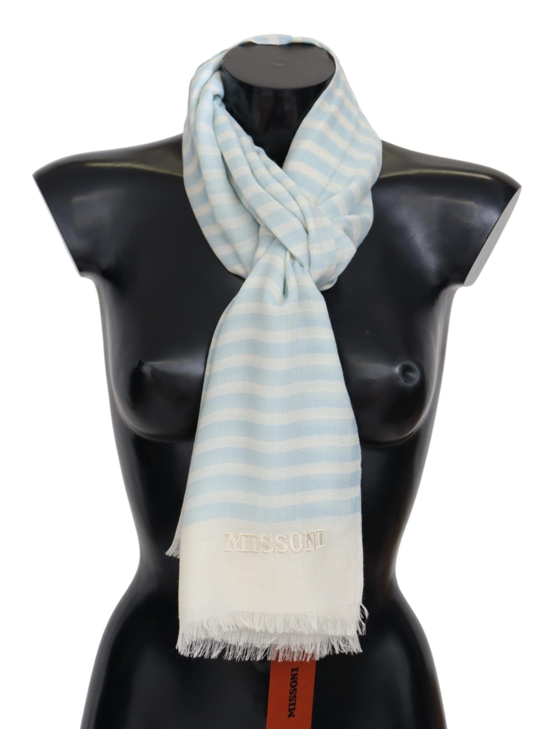 Missoni Elegant Cashmere Scarf with Linear Design - Luksusmuotia Missoni - Tutustu YVES JAVANNI® 