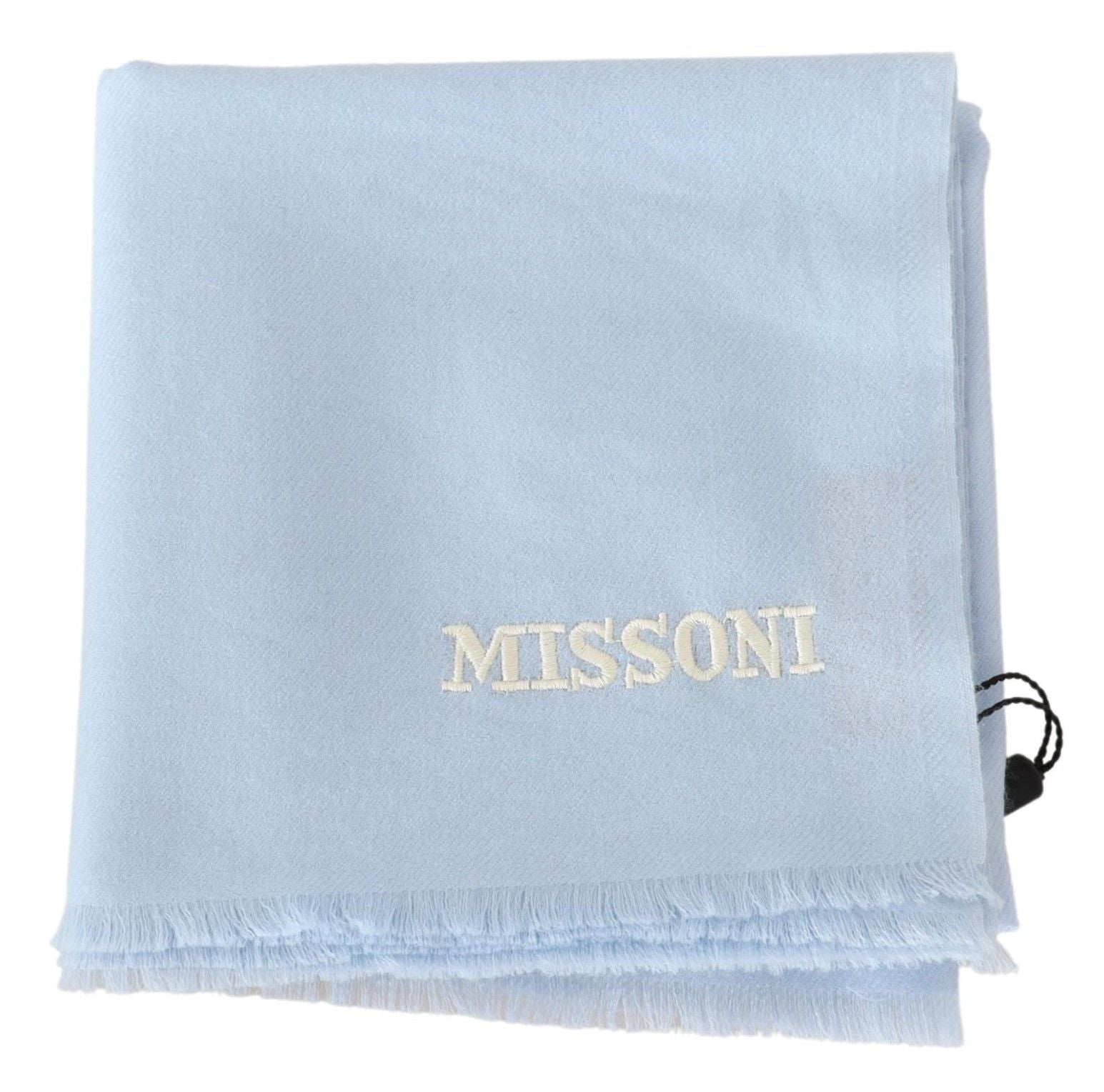 Missoni Luxurious Cashmere Scarf with Logo Embroidery - Luksusmuotia Missoni - Tutustu YVES JAVANNI® 