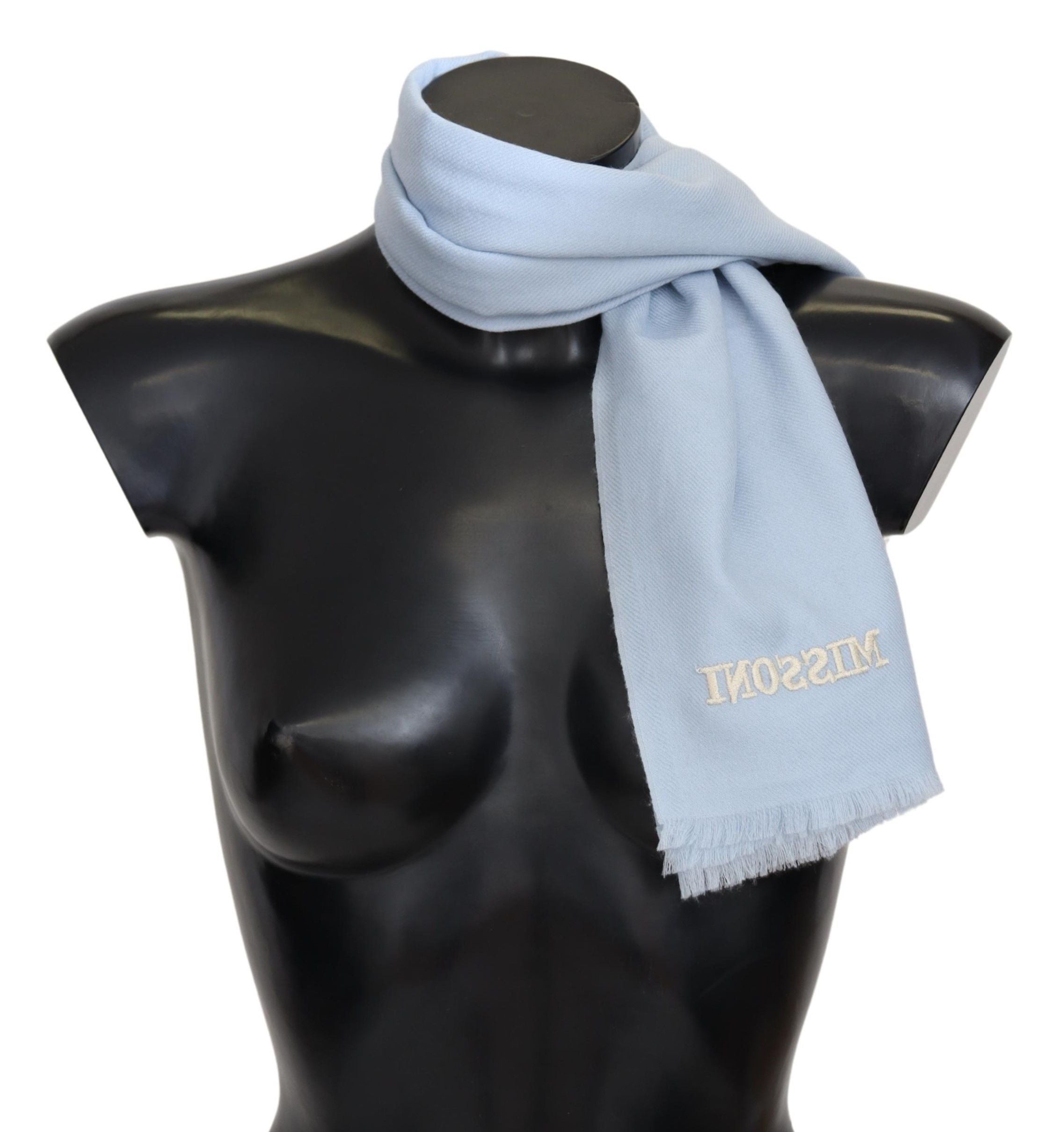 Missoni Luxurious Cashmere Scarf with Logo Embroidery - Luksusmuotia Missoni - Tutustu YVES JAVANNI® 