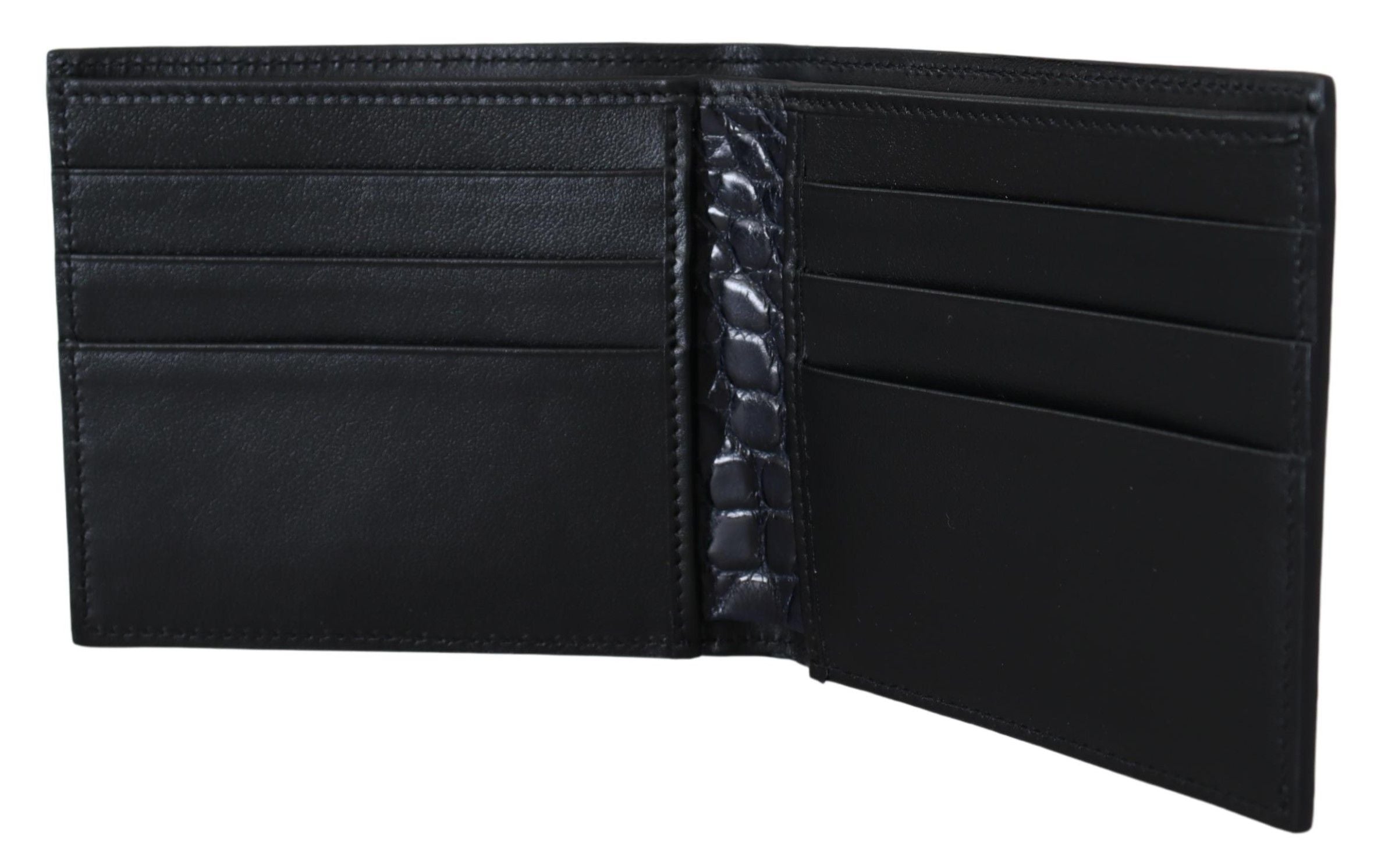 Dolce & Gabbana Elegant Exotic Leather Bifold Wallet - Luksusmuotia Dolce & Gabbana - Tutustu YVES JAVANNI® 