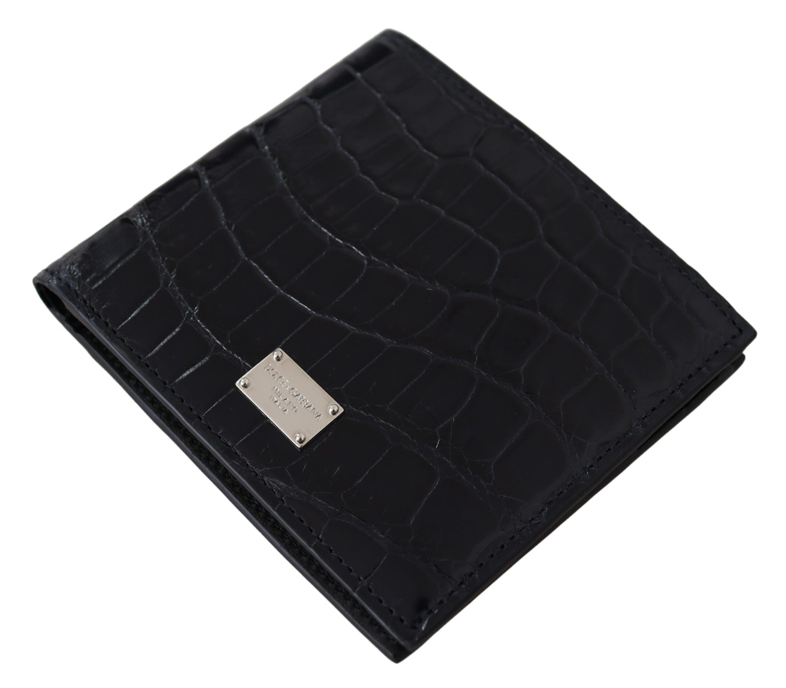 Dolce & Gabbana Elegant Exotic Leather Bifold Wallet - Luksusmuotia Dolce & Gabbana - Tutustu YVES JAVANNI® 