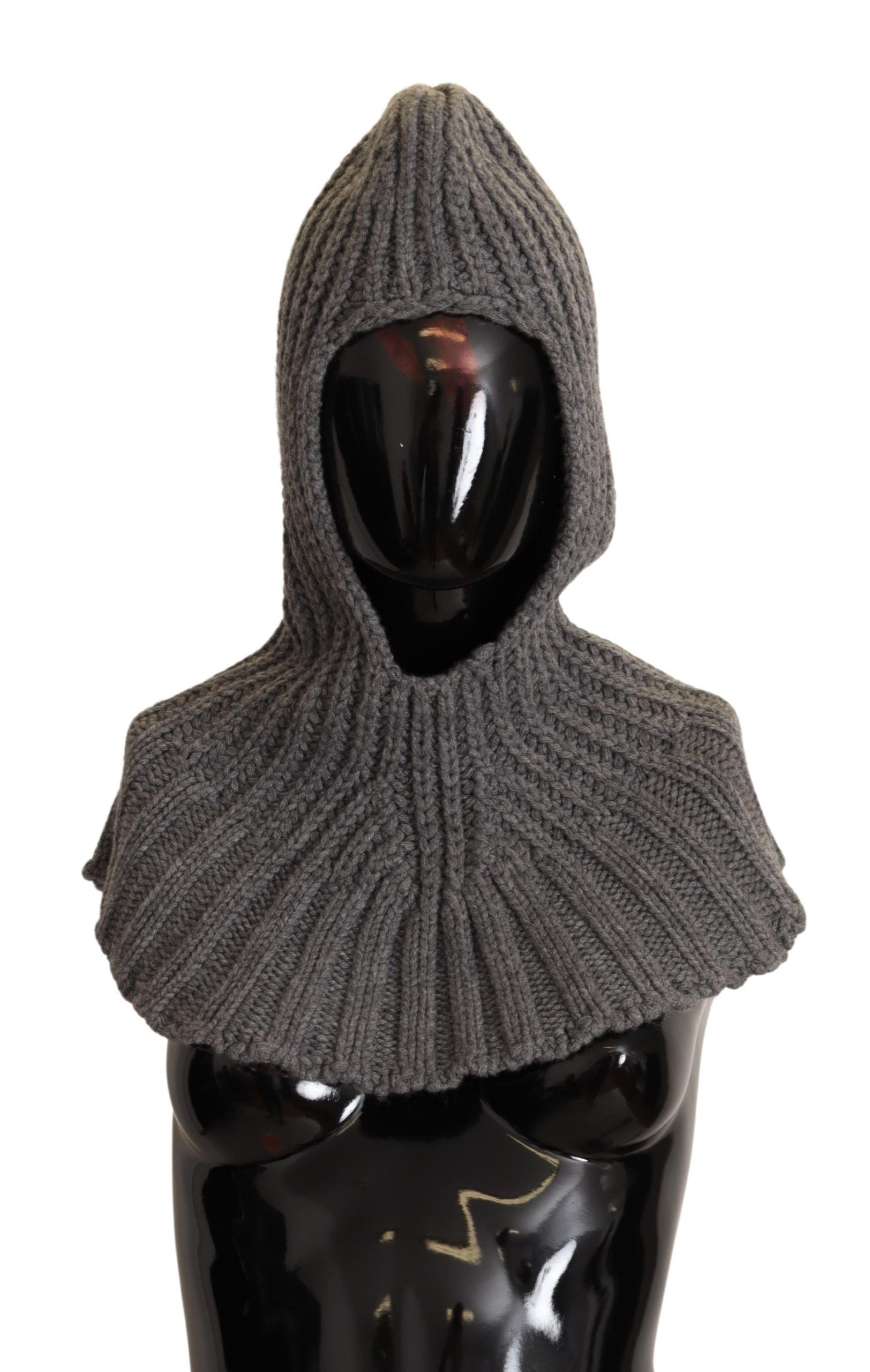 Dolce & Gabbana Elegant Cashmere Hood Scarf in Gray - Luksusmuotia Dolce & Gabbana - Tutustu YVES JAVANNI® 