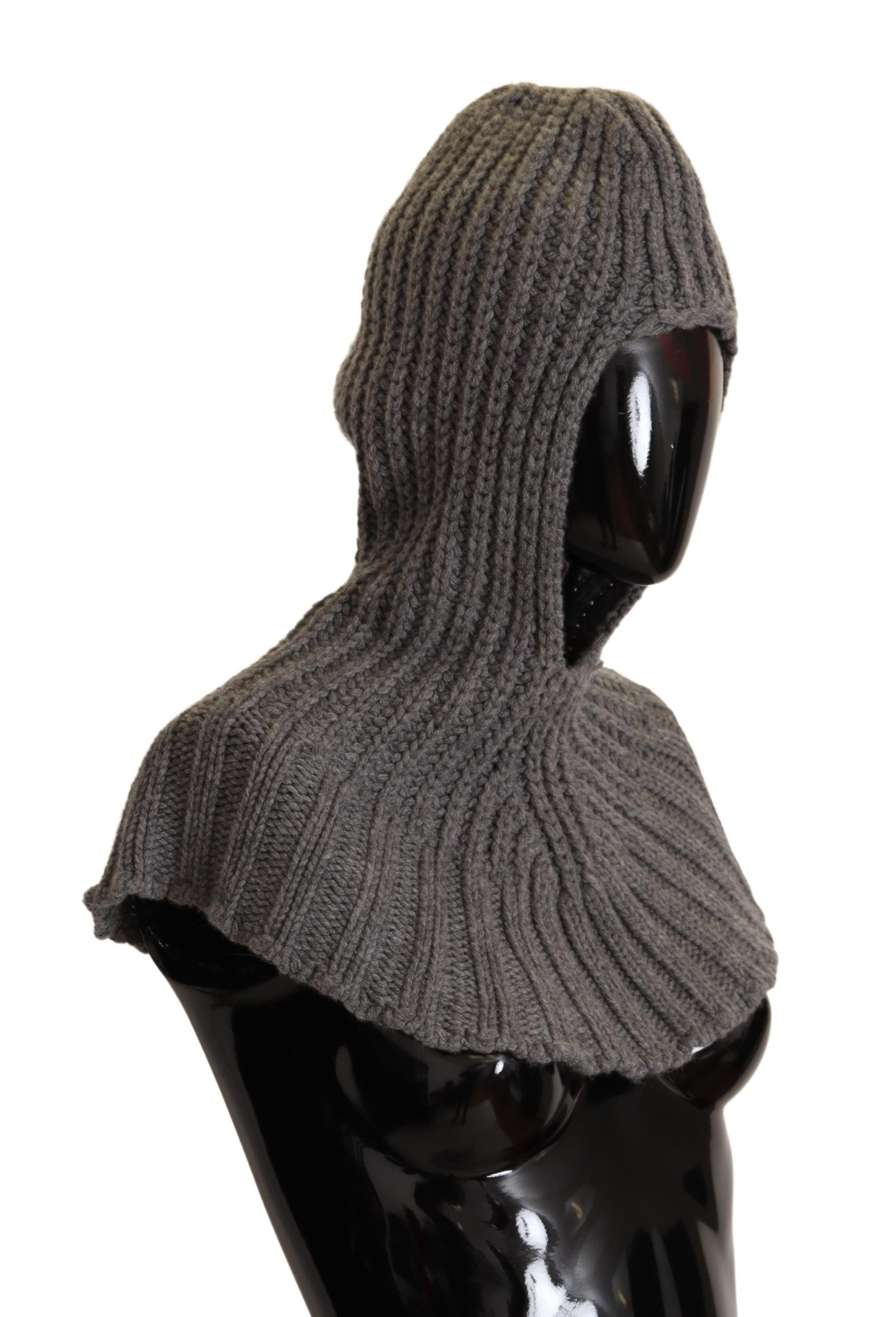 Dolce & Gabbana Elegant Cashmere Hood Scarf in Gray - Luksusmuotia Dolce & Gabbana - Tutustu YVES JAVANNI® 