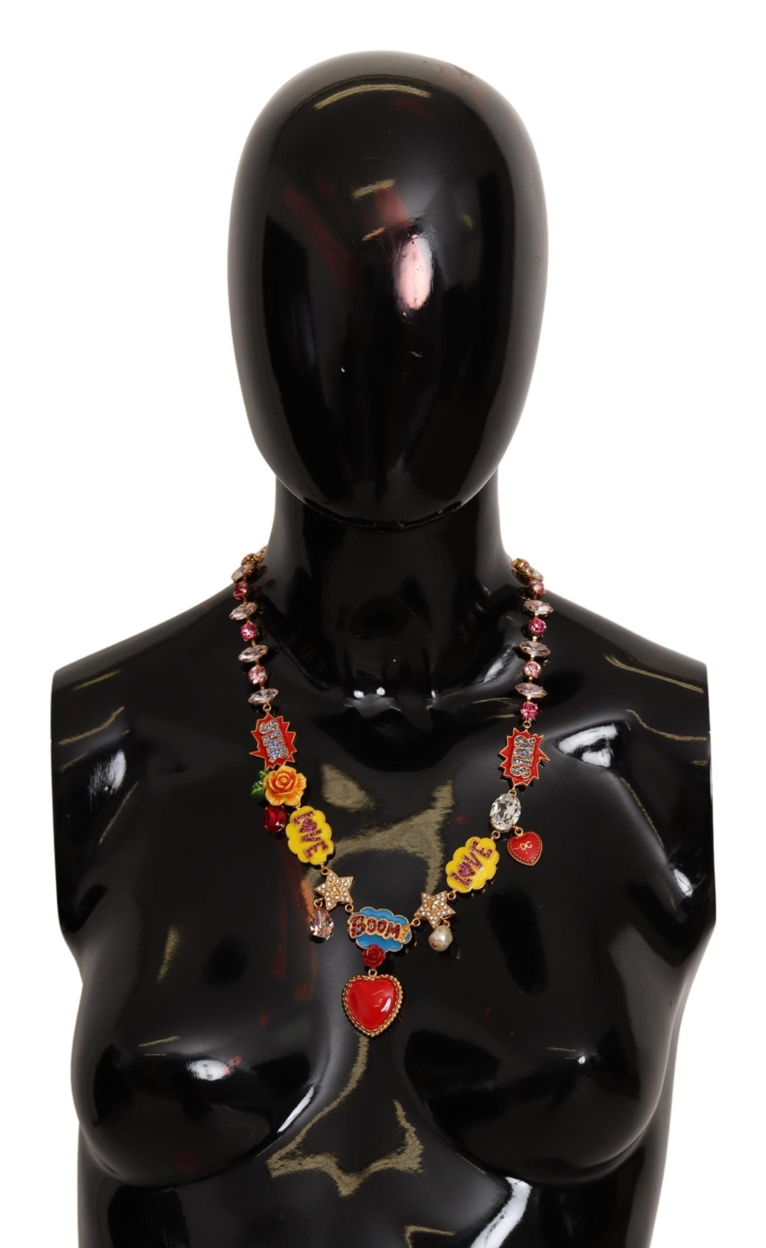 Dolce & Gabbana Charm Necklace with Hand-Painted Elements - Luksusmuotia Dolce & Gabbana - Tutustu YVES JAVANNI® 