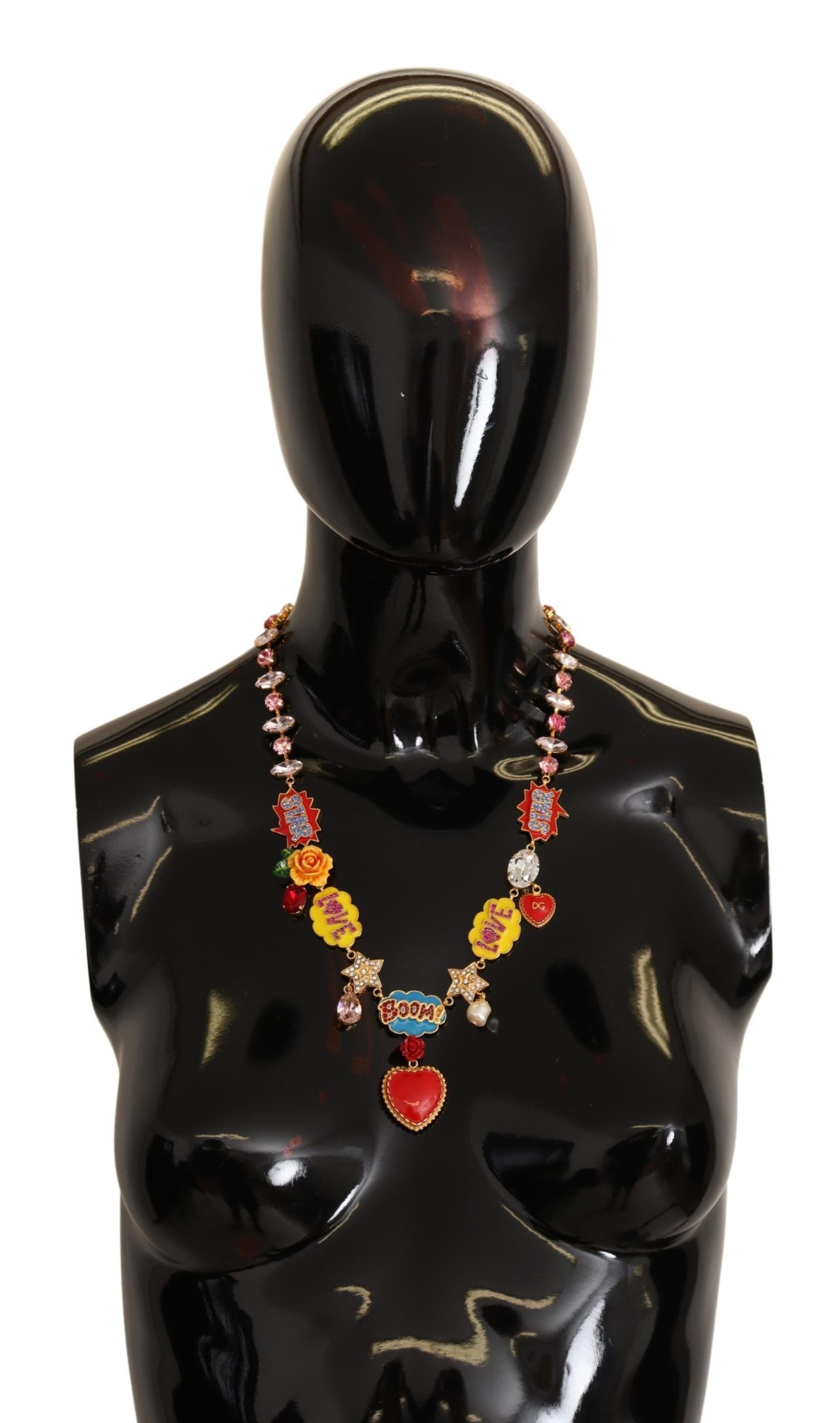 Dolce & Gabbana Chic Fumetti Cartoons Statement Necklace - Luksusmuotia Dolce & Gabbana - Tutustu YVES JAVANNI® 