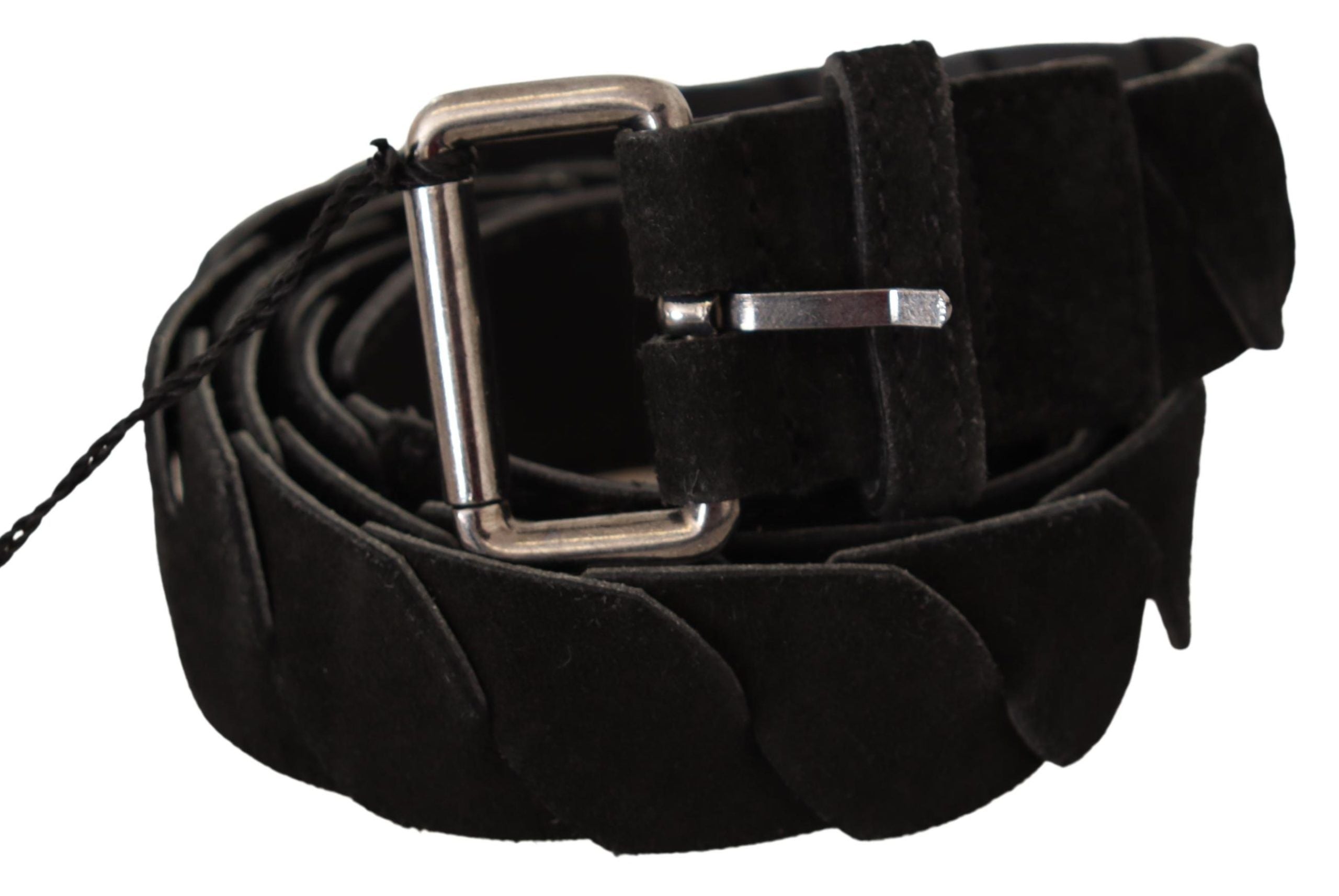 GF Ferre Elegant Black Waist Belt with Metal Buckle - Luksusmuotia GF Ferre - Tutustu YVES JAVANNI® 