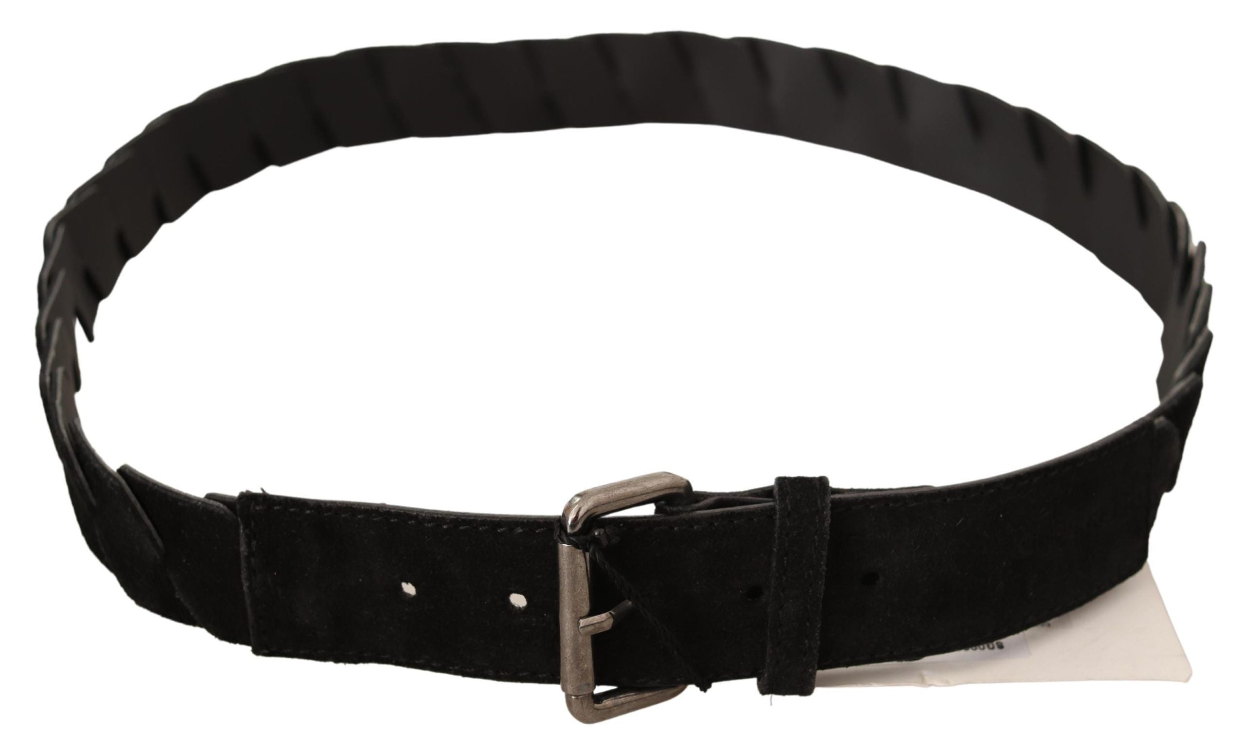 GF Ferre Elegant Black Waist Belt with Metal Buckle - Luksuslaukut ja asusteet GF Ferre - Tutustu YVES JAVANNI® 