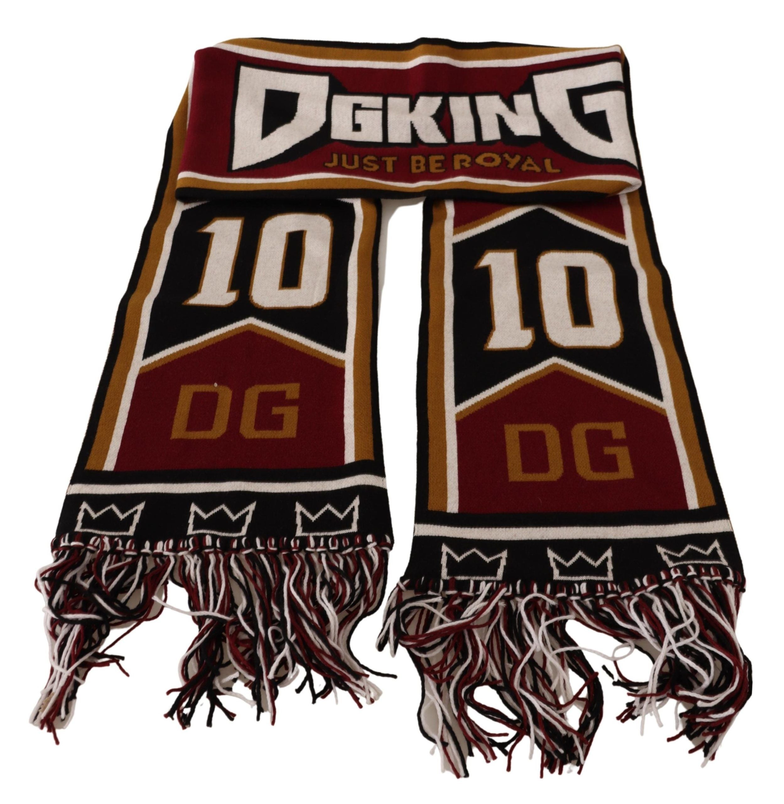 Dolce & Gabbana Elegant DG King Wool & Cashmere Scarf - Luksuslaukut ja asusteet Dolce & Gabbana - Tutustu YVES JAVANNI® 