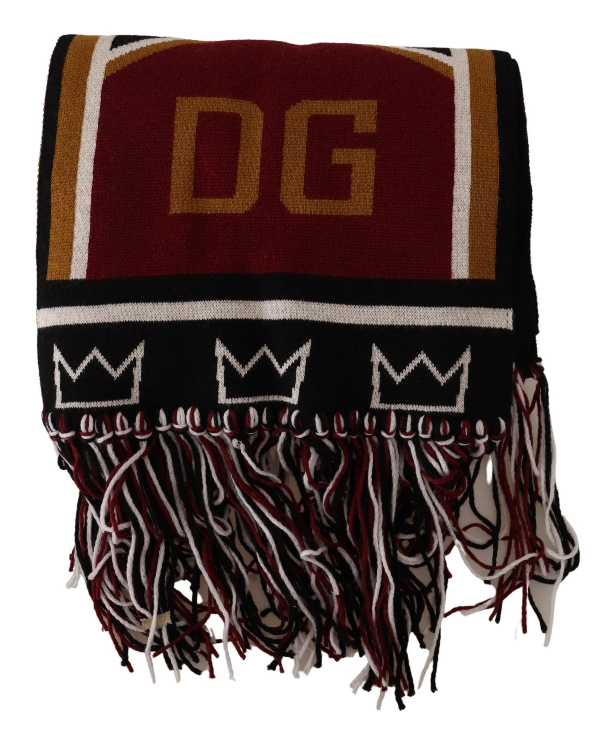 Dolce & Gabbana Elegant DG King Wool & Cashmere Scarf - Luksuslaukut ja asusteet Dolce & Gabbana - Tutustu YVES JAVANNI® 