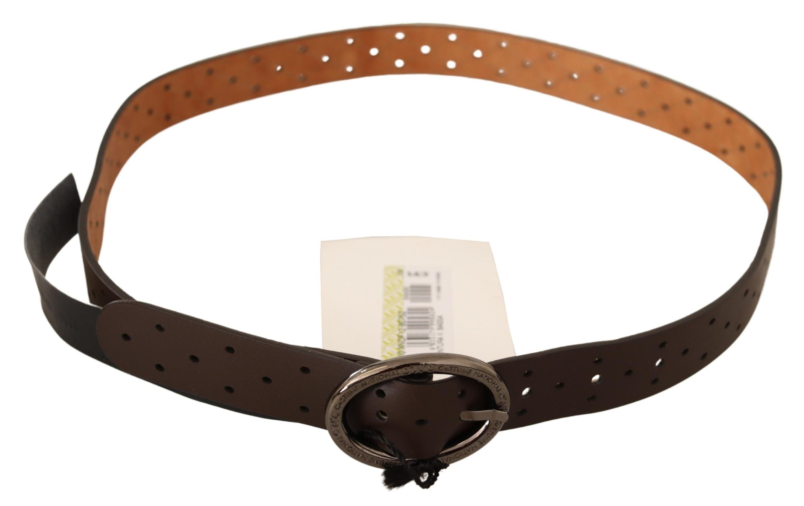 Costume National Elegance Redefined: Chic Brown Fashion Belt - Luksusmuotia Costume National - Tutustu YVES JAVANNI® 