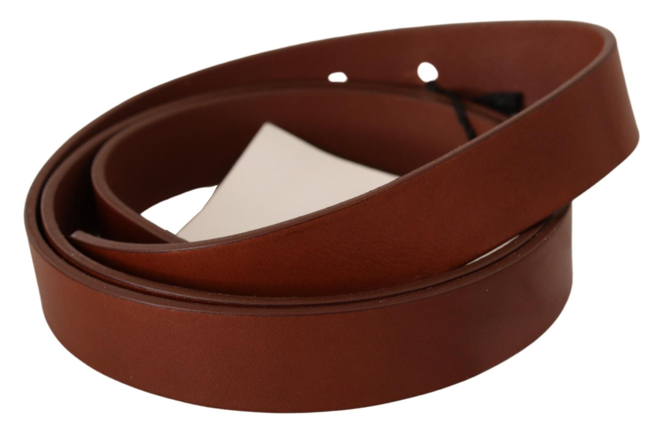 Costume National Elegant Brown Leather Fashion Belt - Luksuslaukut ja asusteet Costume National - Tutustu YVES JAVANNI® 