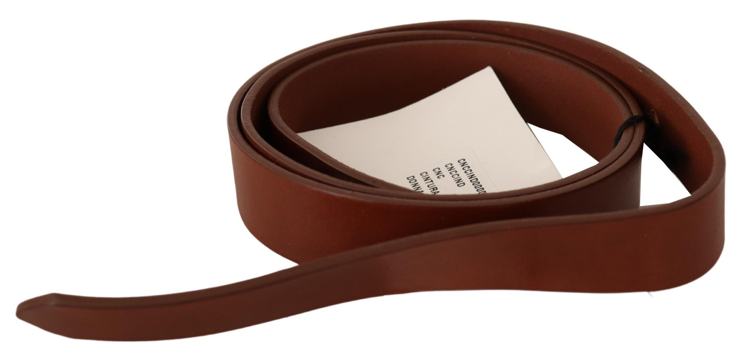 Costume National Elegant Brown Leather Fashion Belt - Luksuslaukut ja asusteet Costume National - Tutustu YVES JAVANNI® 